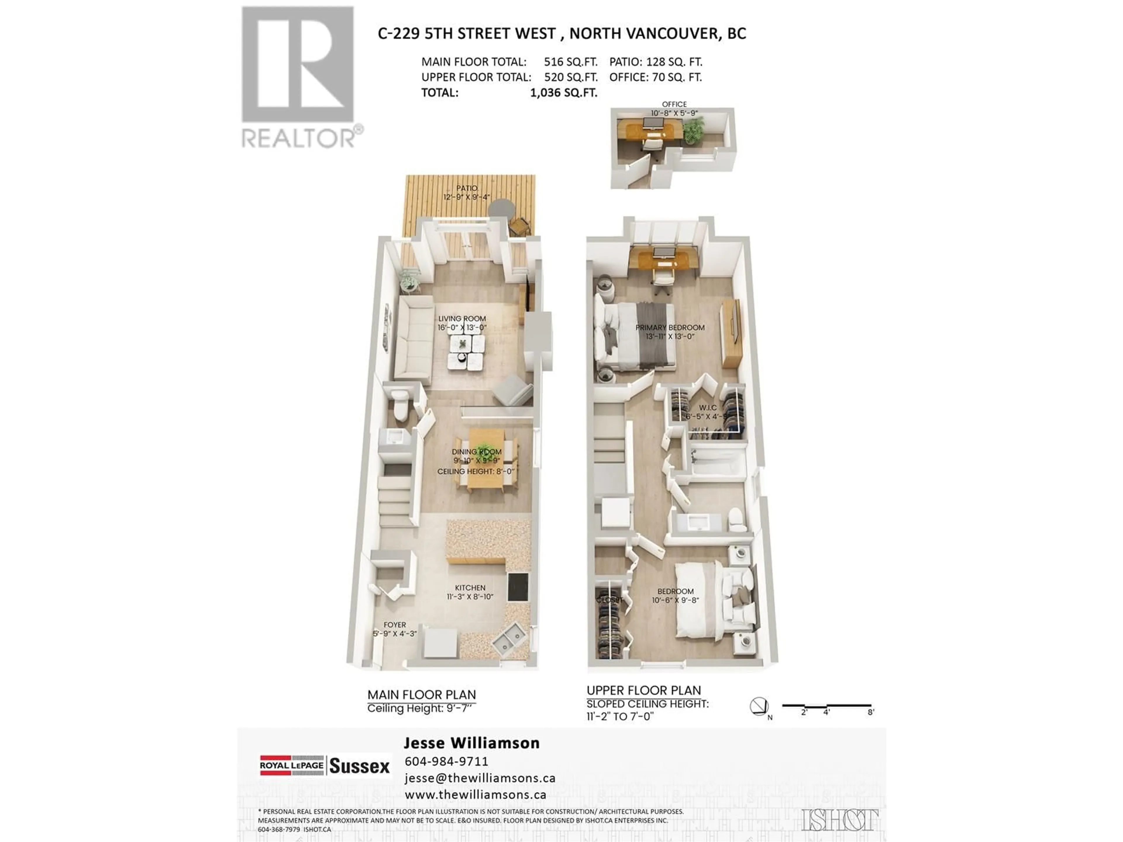 Floor plan for C 229 W 5TH STREET, North Vancouver British Columbia V7M1J9