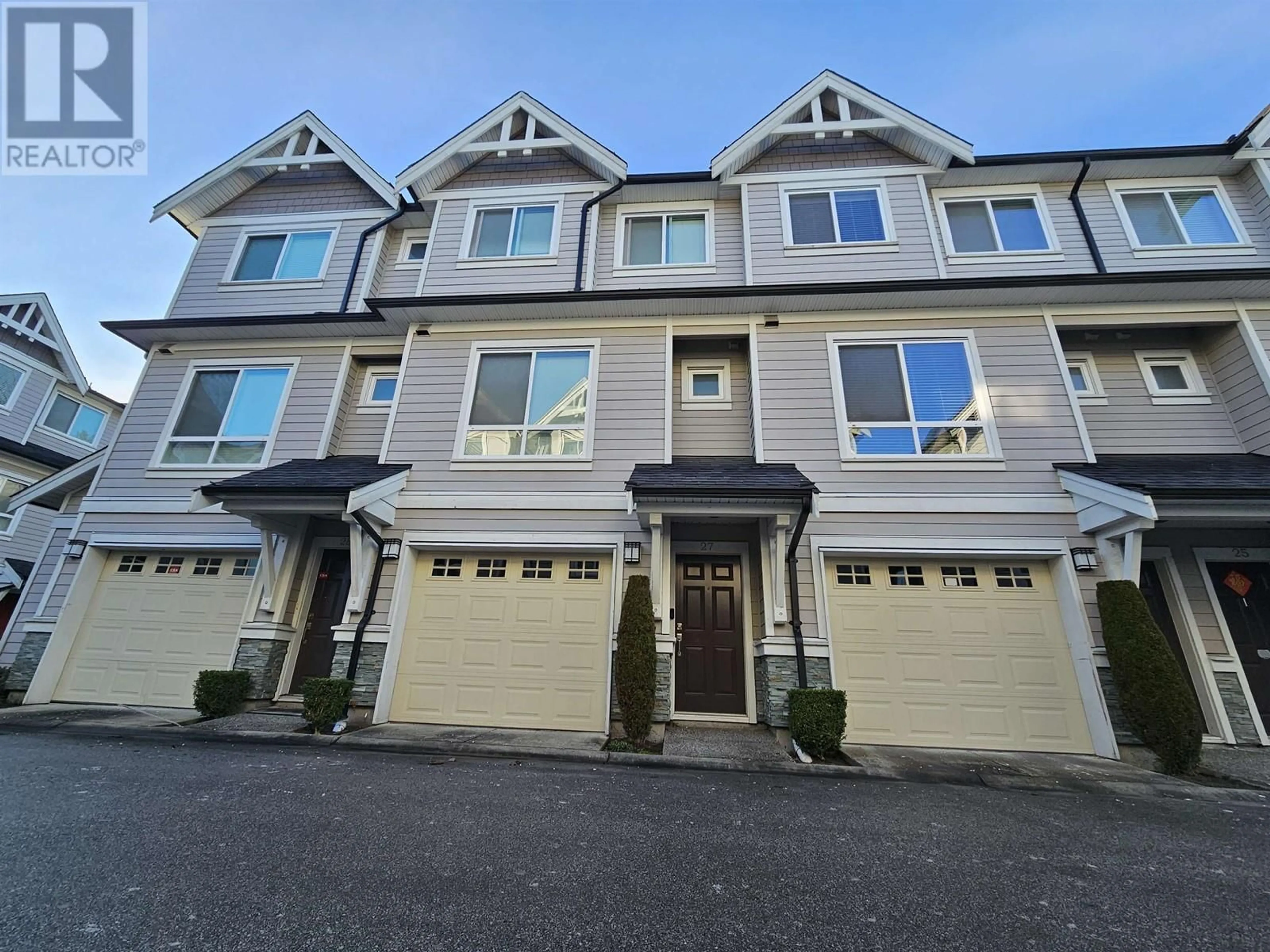 A pic from outside/outdoor area/front of a property/back of a property/a pic from drone, street for 27 - 6199 BIRCH STREET, Richmond British Columbia V6Y0E4