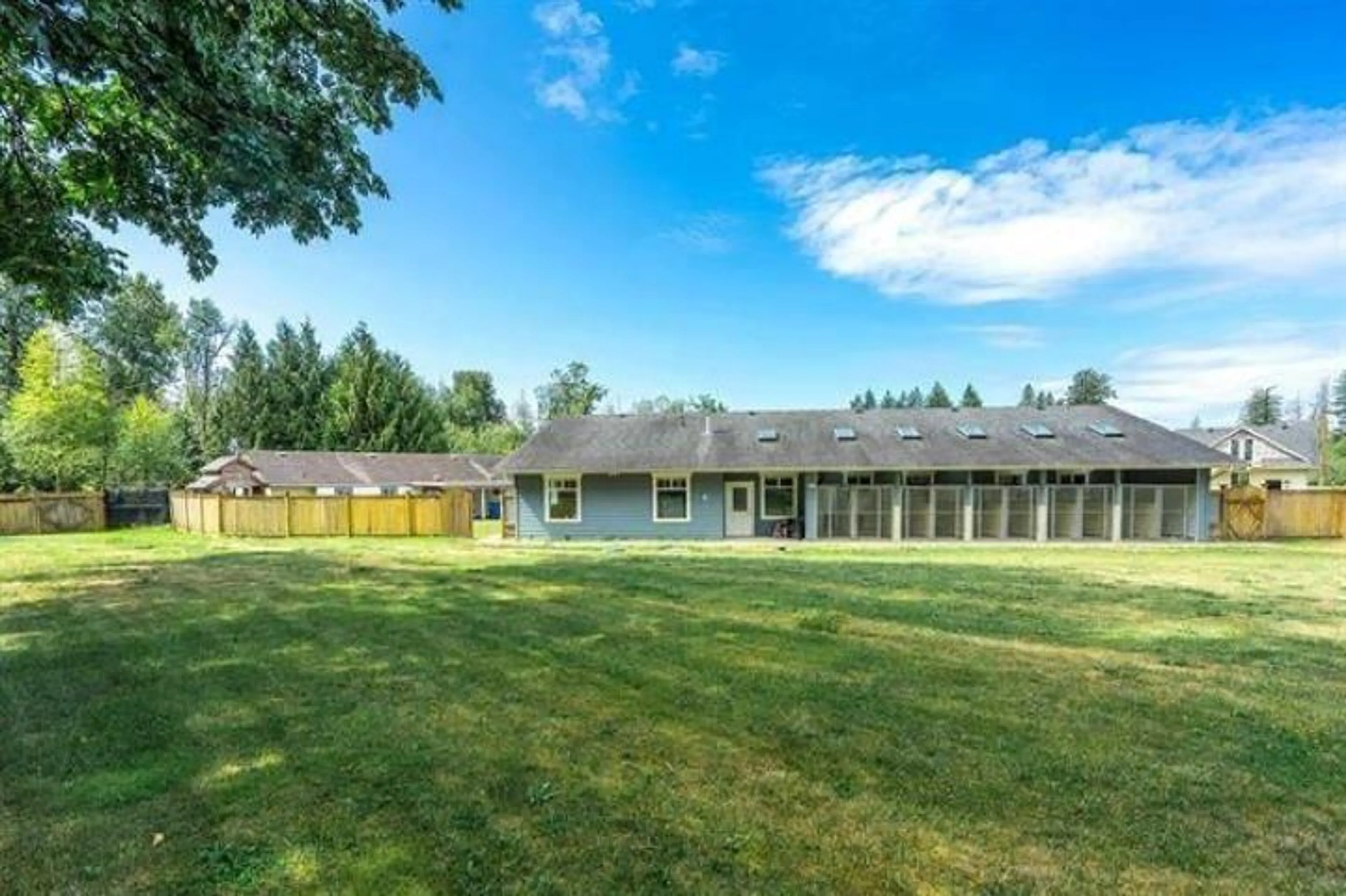 A pic from outside/outdoor area/front of a property/back of a property/a pic from drone, mountain view for 4102 LEFEUVRE ROAD, Abbotsford British Columbia V4X1N8