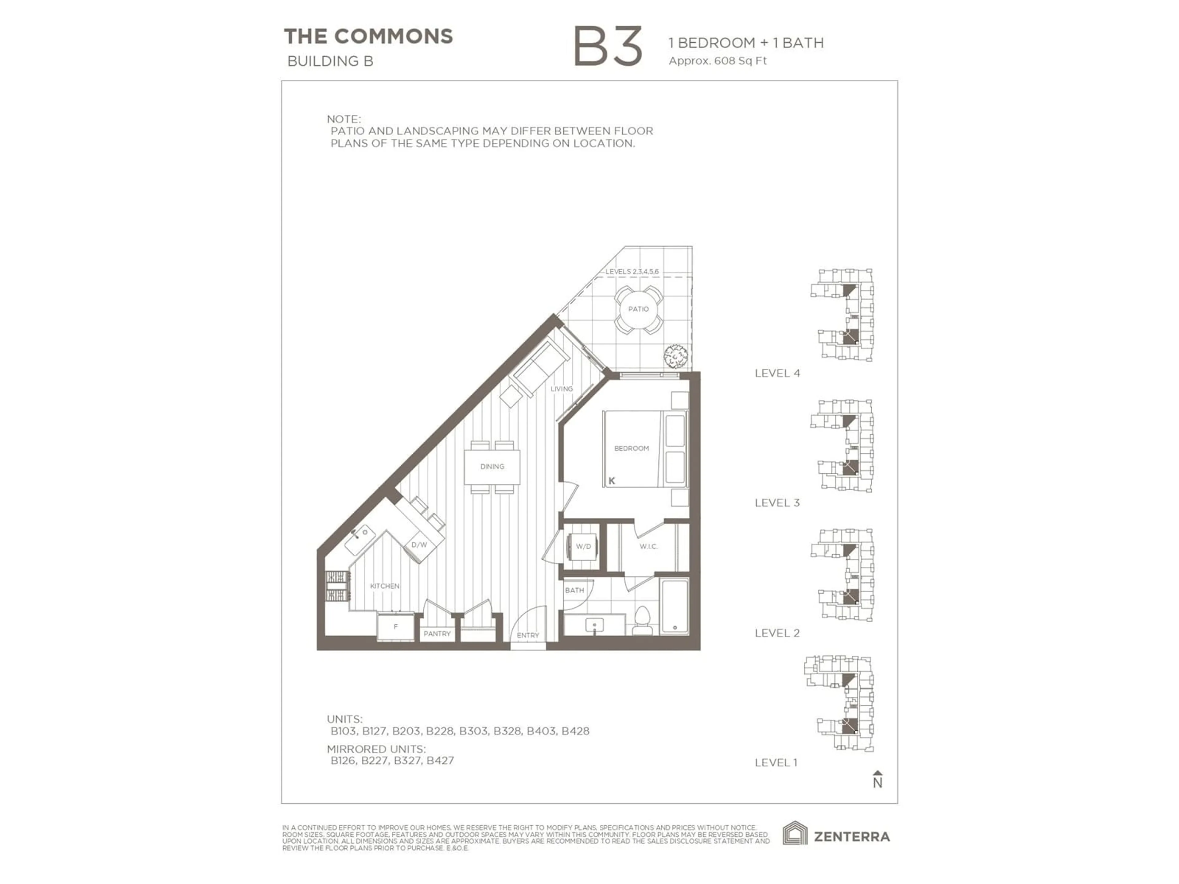 Floor plan for B228 8320 208B AVENUE, Langley British Columbia V2Y2C4