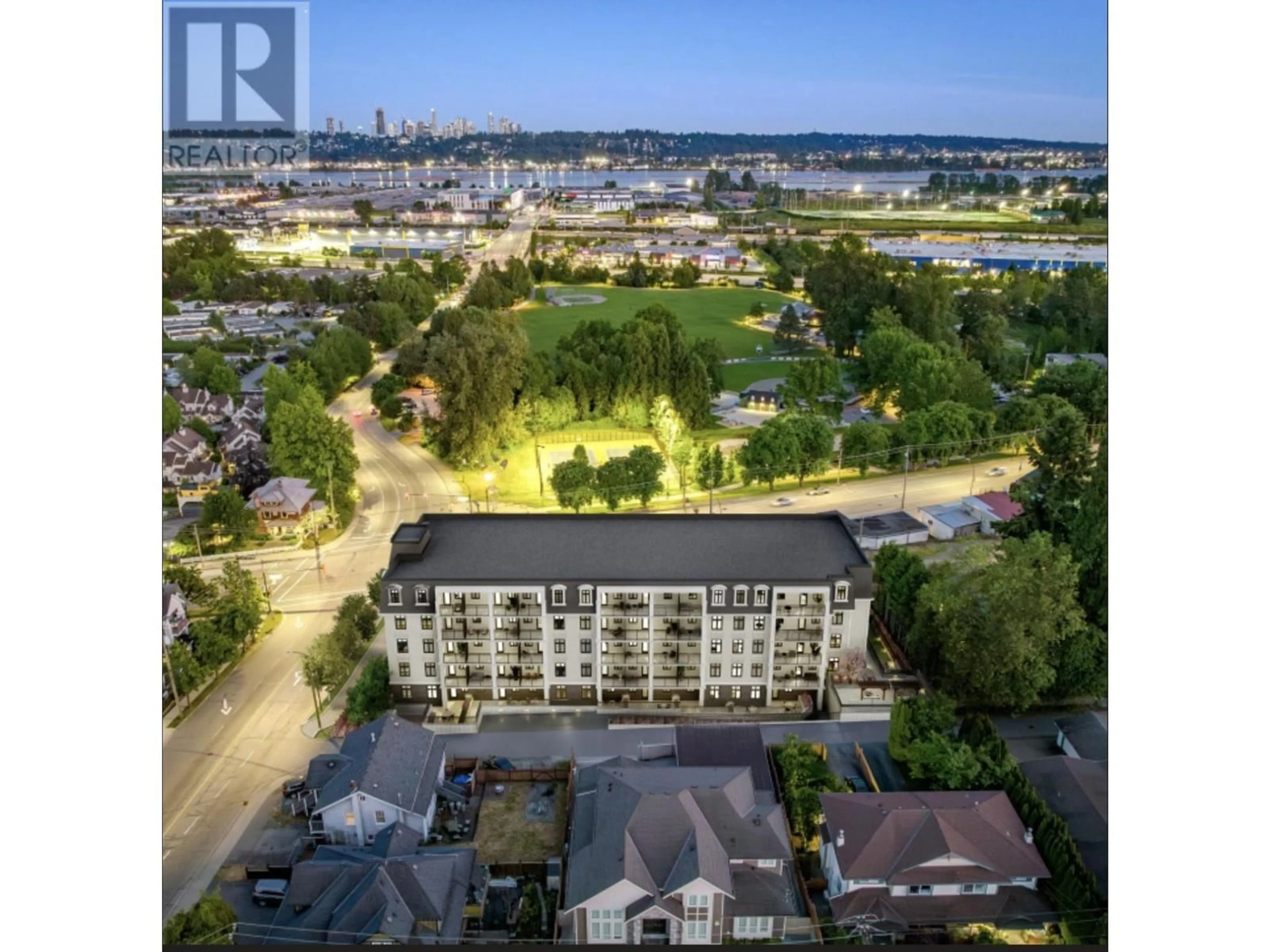 A pic from outside/outdoor area/front of a property/back of a property/a pic from drone, water/lake/river/ocean view for 503 1051 JAMES AVENUE, Coquitlam British Columbia V0V0V0