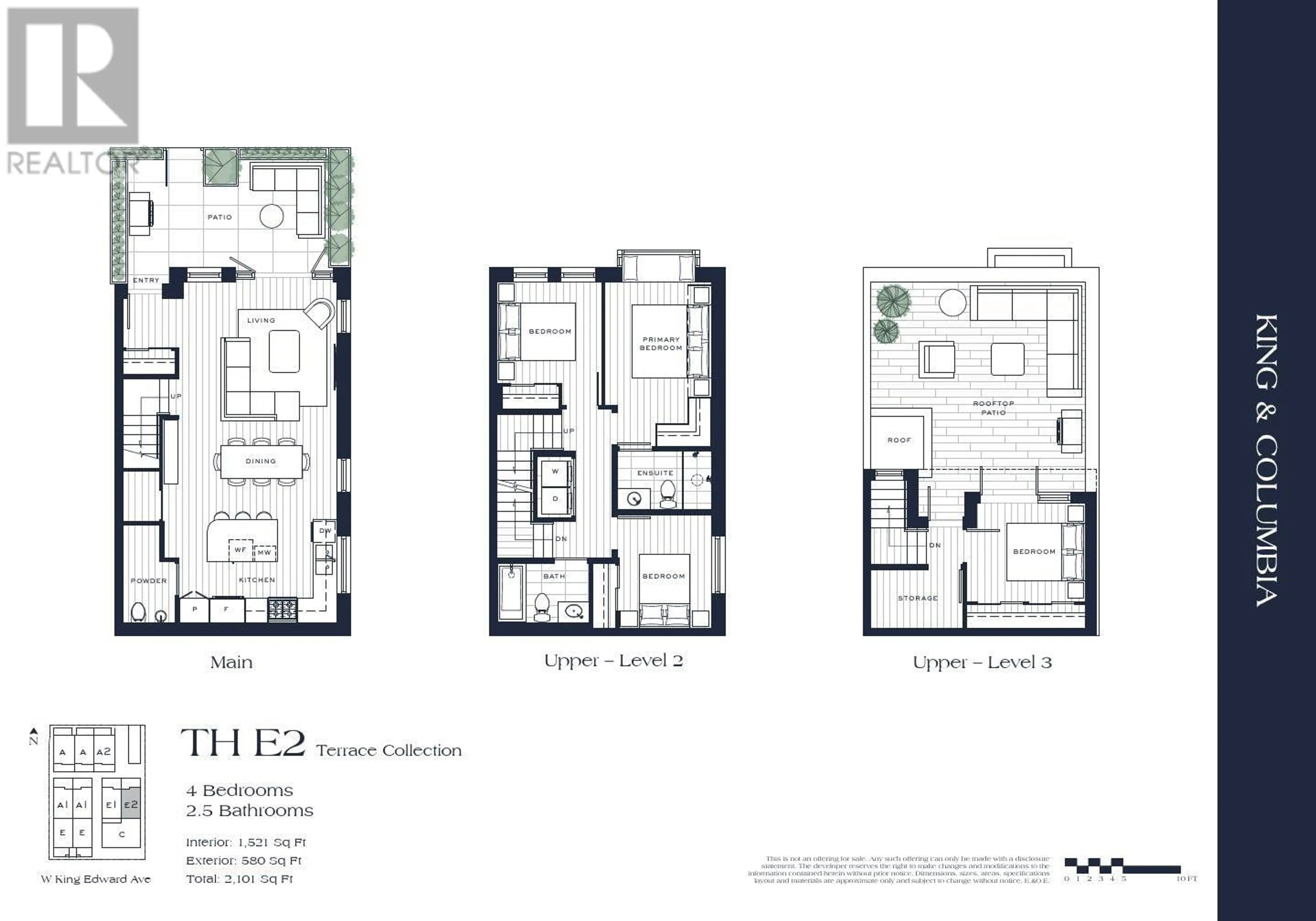 Floor plan for 104 157 W KING EDWARD AVENUE, Vancouver British Columbia V5Y2H9