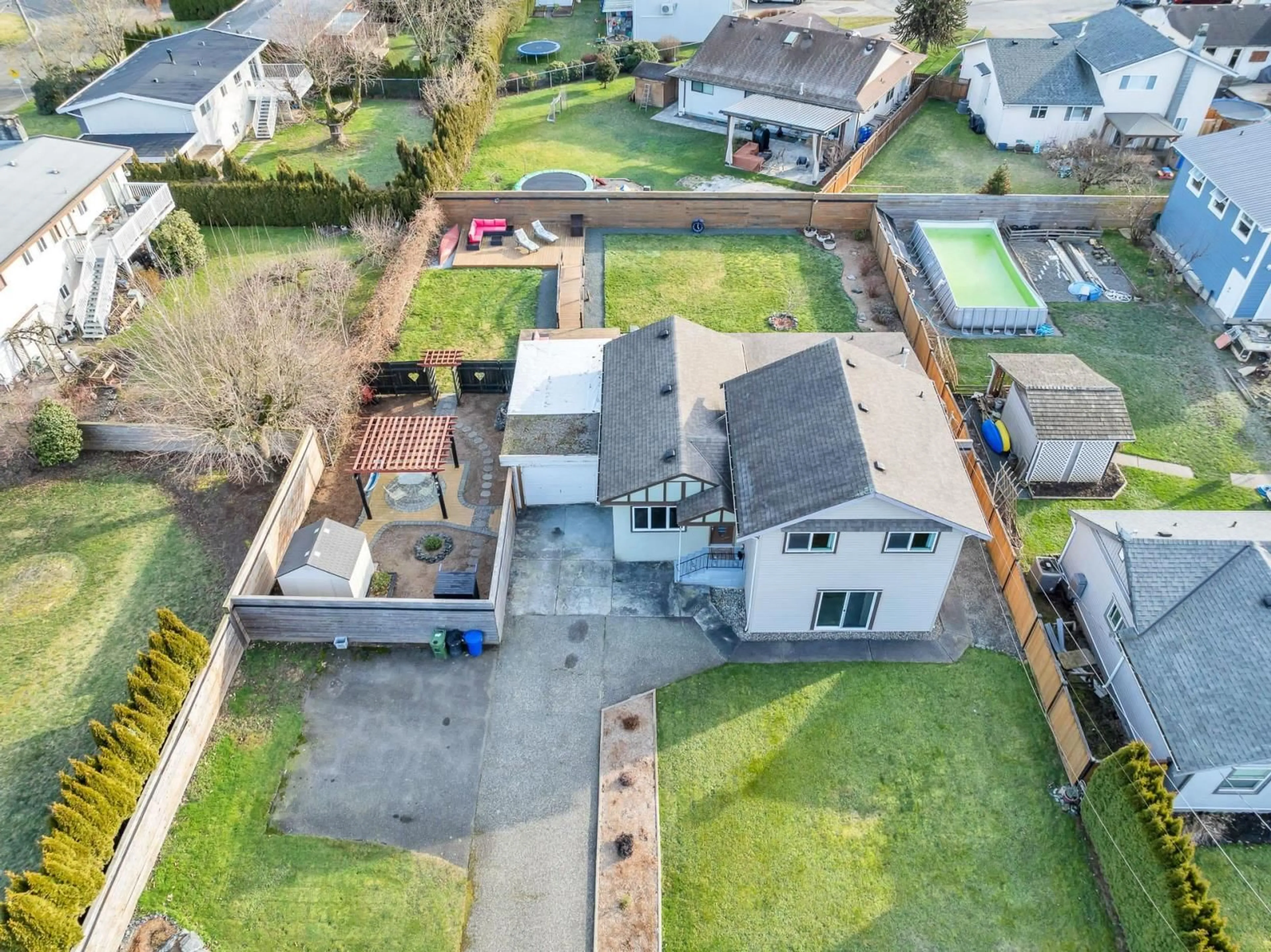 A pic from outside/outdoor area/front of a property/back of a property/a pic from drone, street for 9450 MCNAUGHT ROAD|Chilliwack Proper Eas, Chilliwack British Columbia V2P6E8