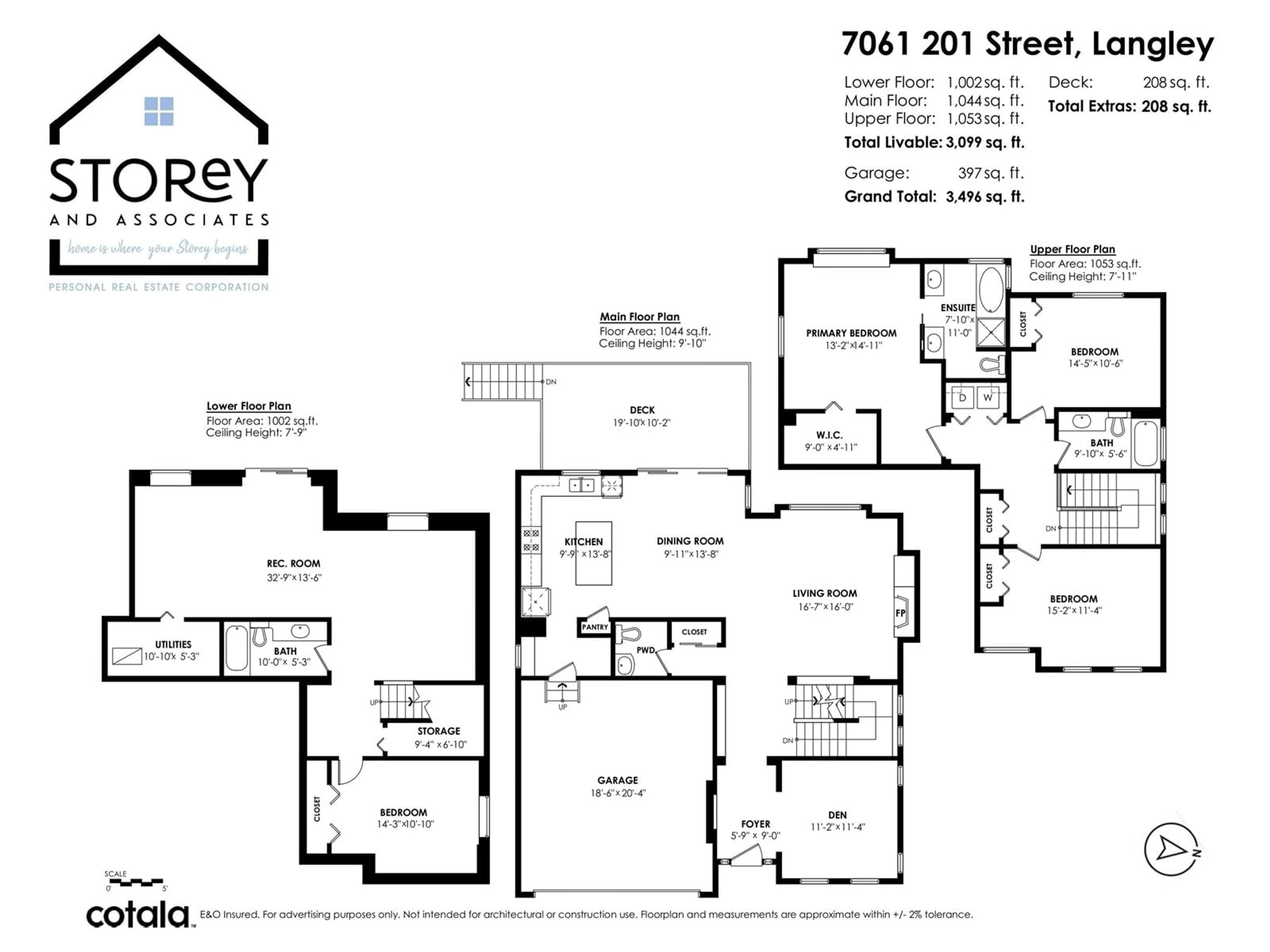 Floor plan for 7061 201 STREET, Langley British Columbia V2Y2Z3