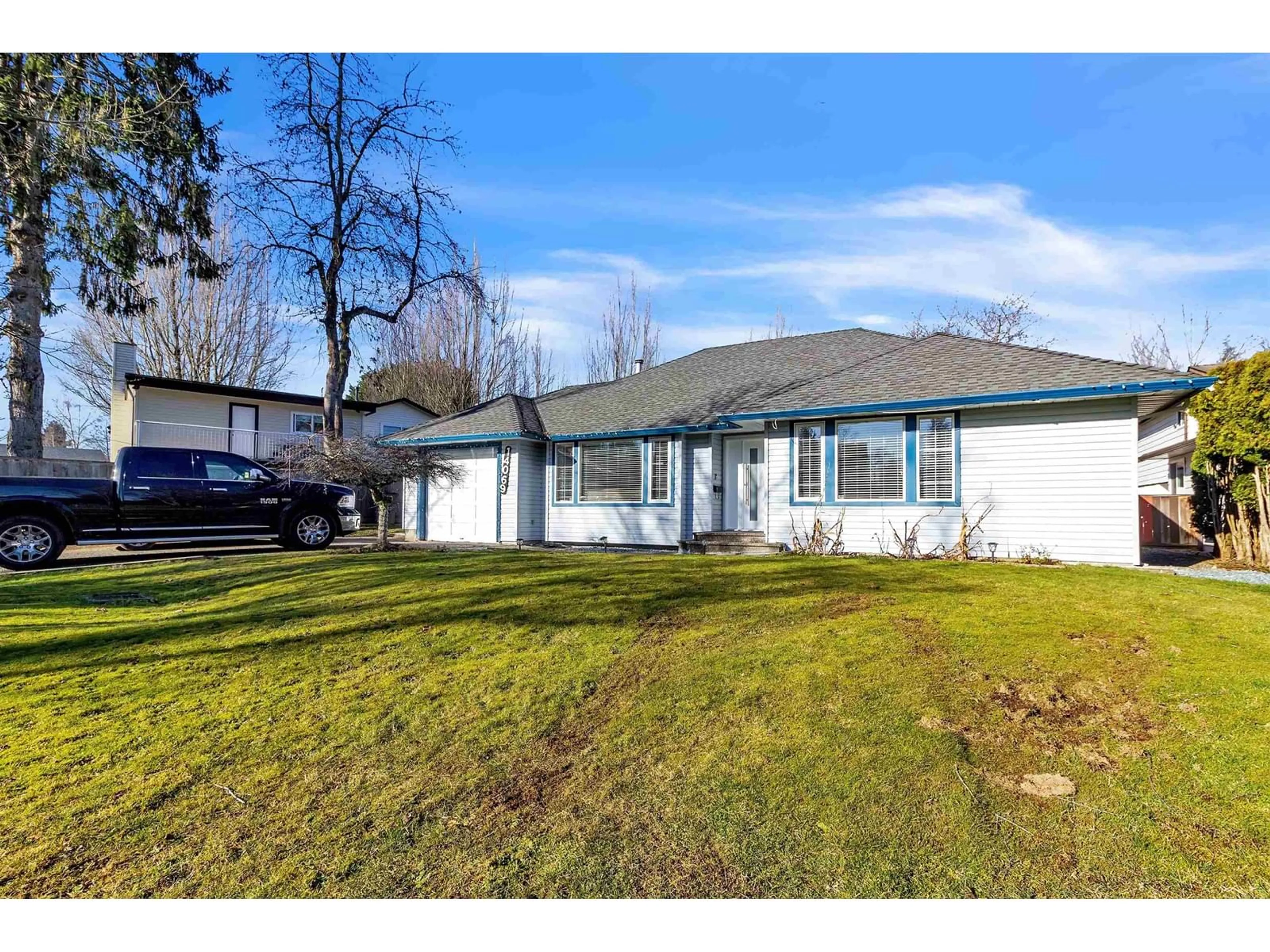 A pic from outside/outdoor area/front of a property/back of a property/a pic from drone, street for 14069 74 AVENUE, Surrey British Columbia V3W7N1