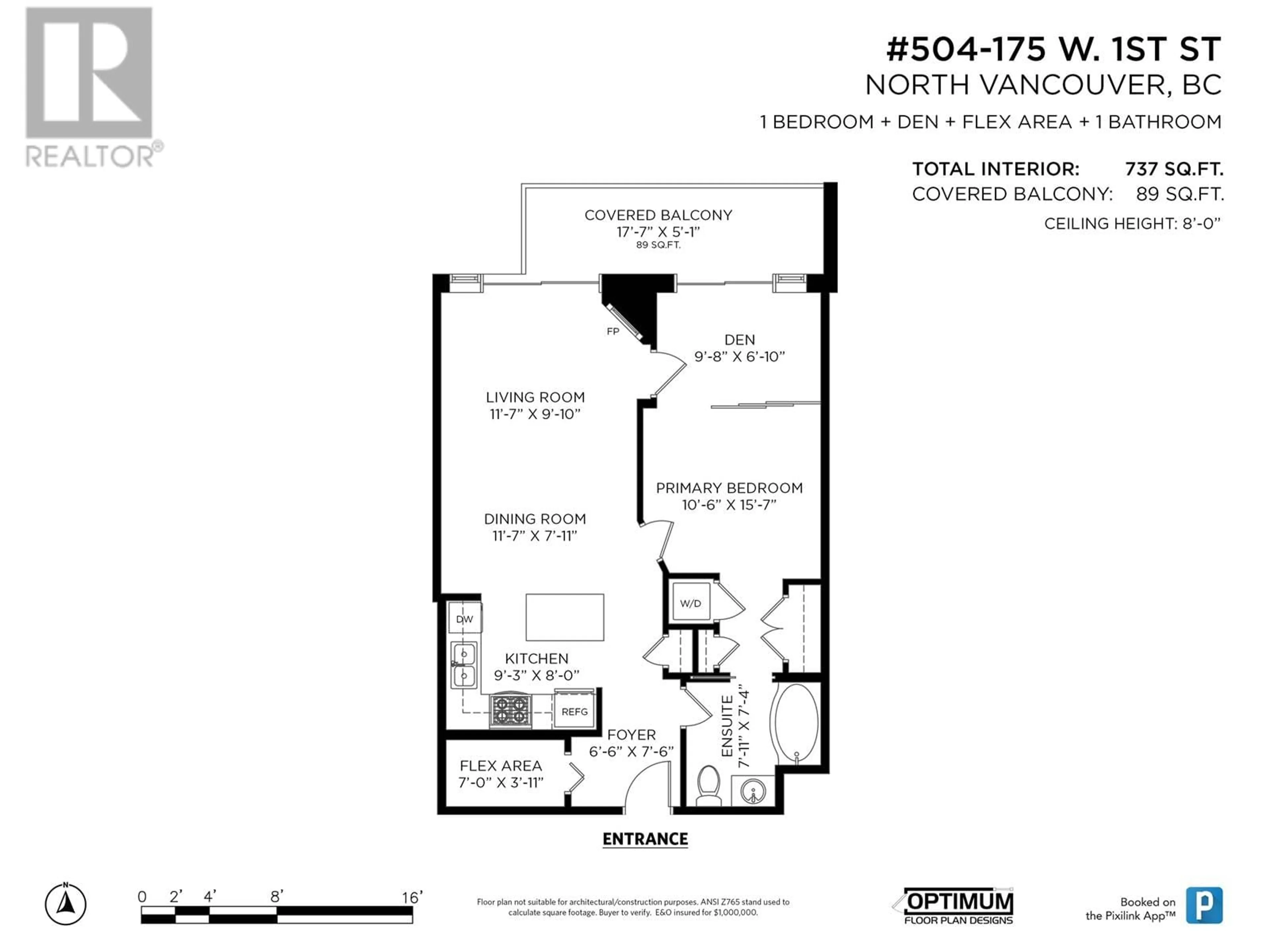 Floor plan for 104 925 W 15TH AVENUE, Vancouver British Columbia V5Z1S1