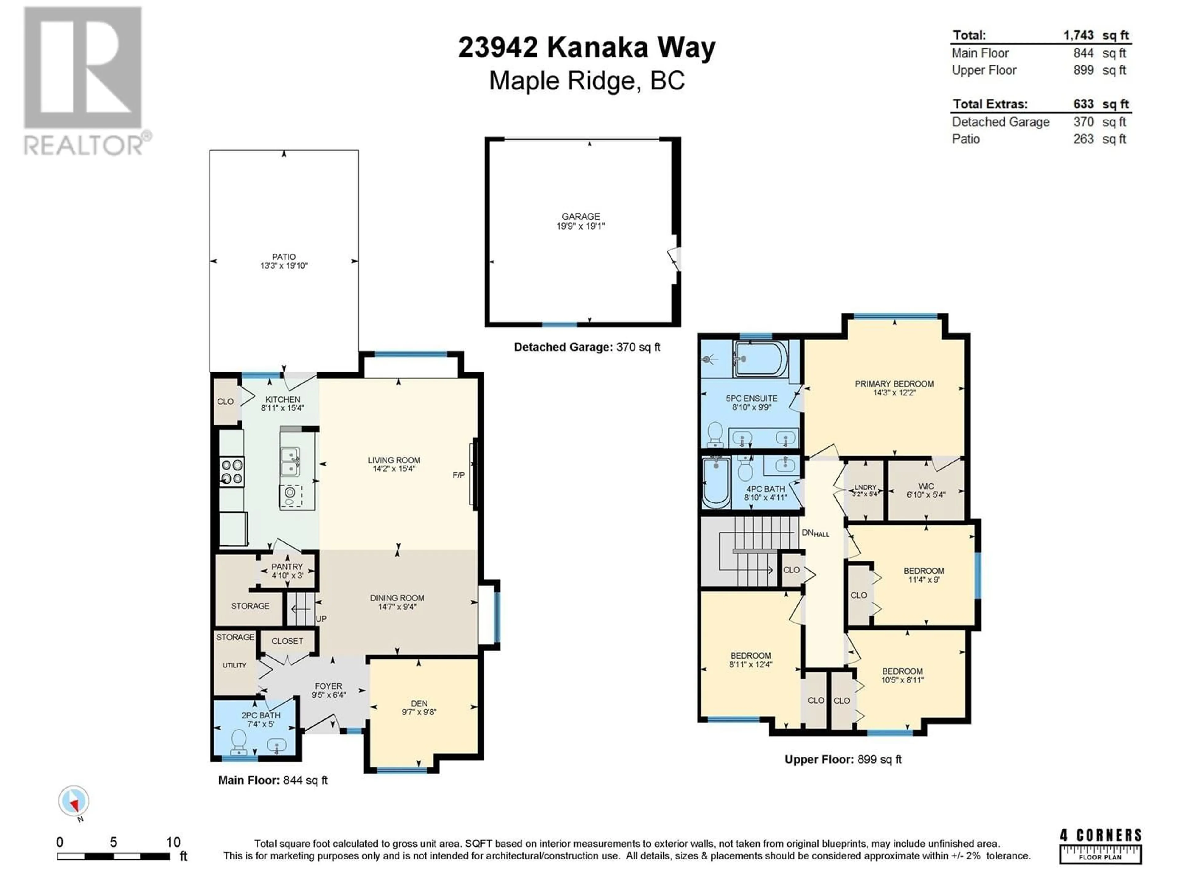 Floor plan for 23942 KANAKA WAY, Maple Ridge British Columbia V2W0H7