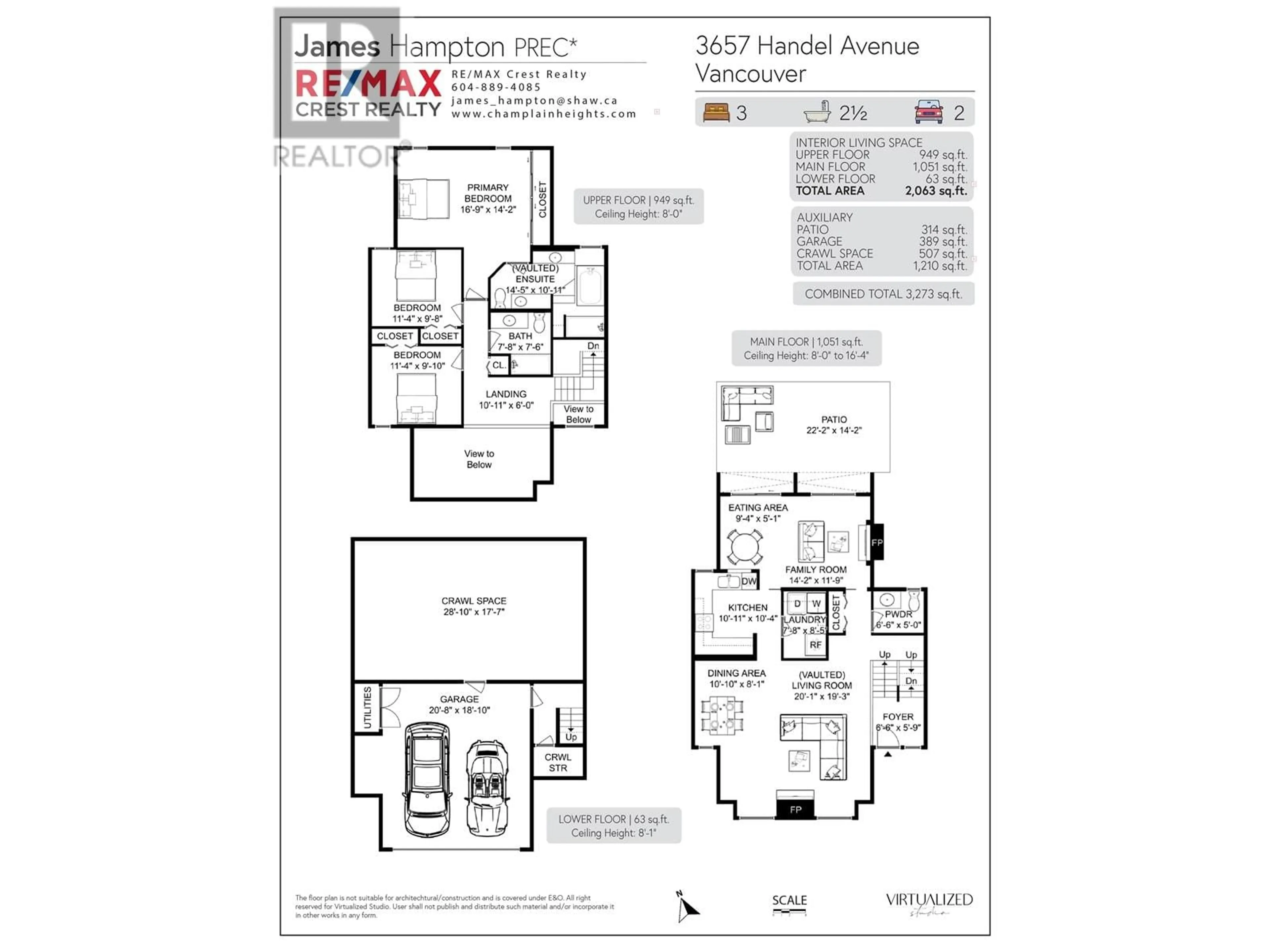 Floor plan for 3657 HANDEL AVENUE, Vancouver British Columbia V5S4G7