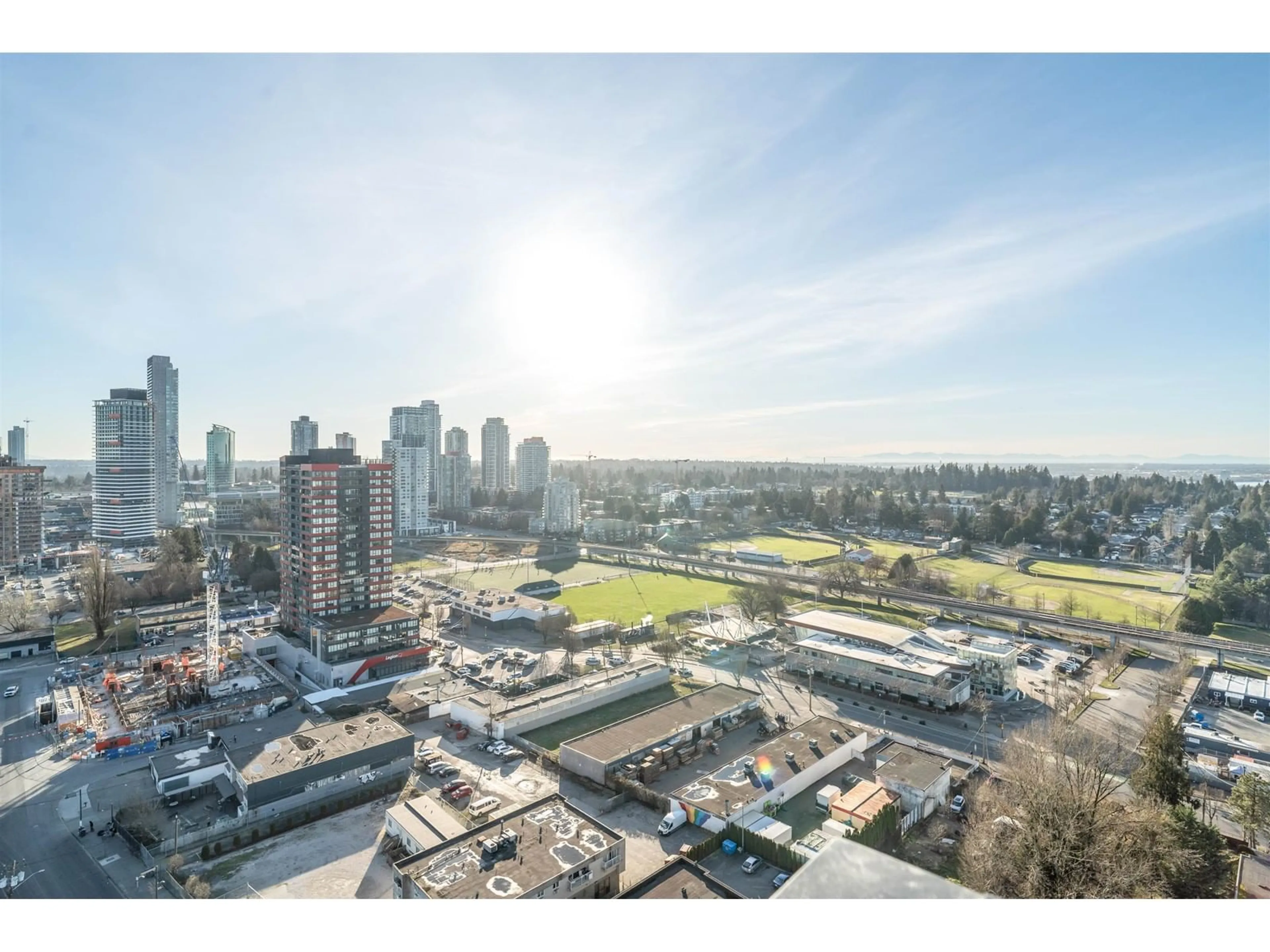 A pic from outside/outdoor area/front of a property/back of a property/a pic from drone, city buildings view from balcony for 2006 10750 135A STREET, Surrey British Columbia V3T0V4