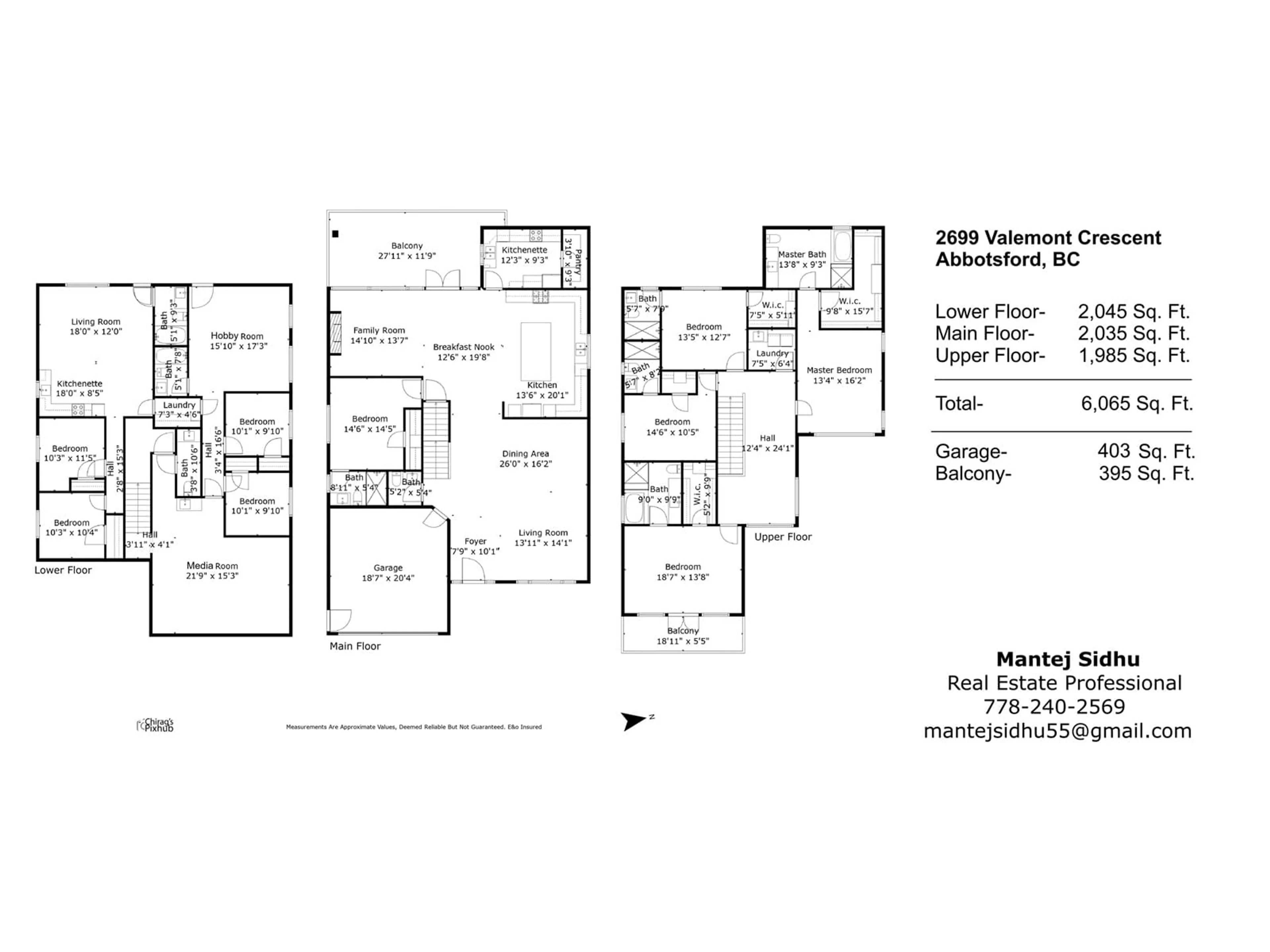 Floor plan for 2699 VALEMONT CRESCENT, Abbotsford British Columbia V2T3V6