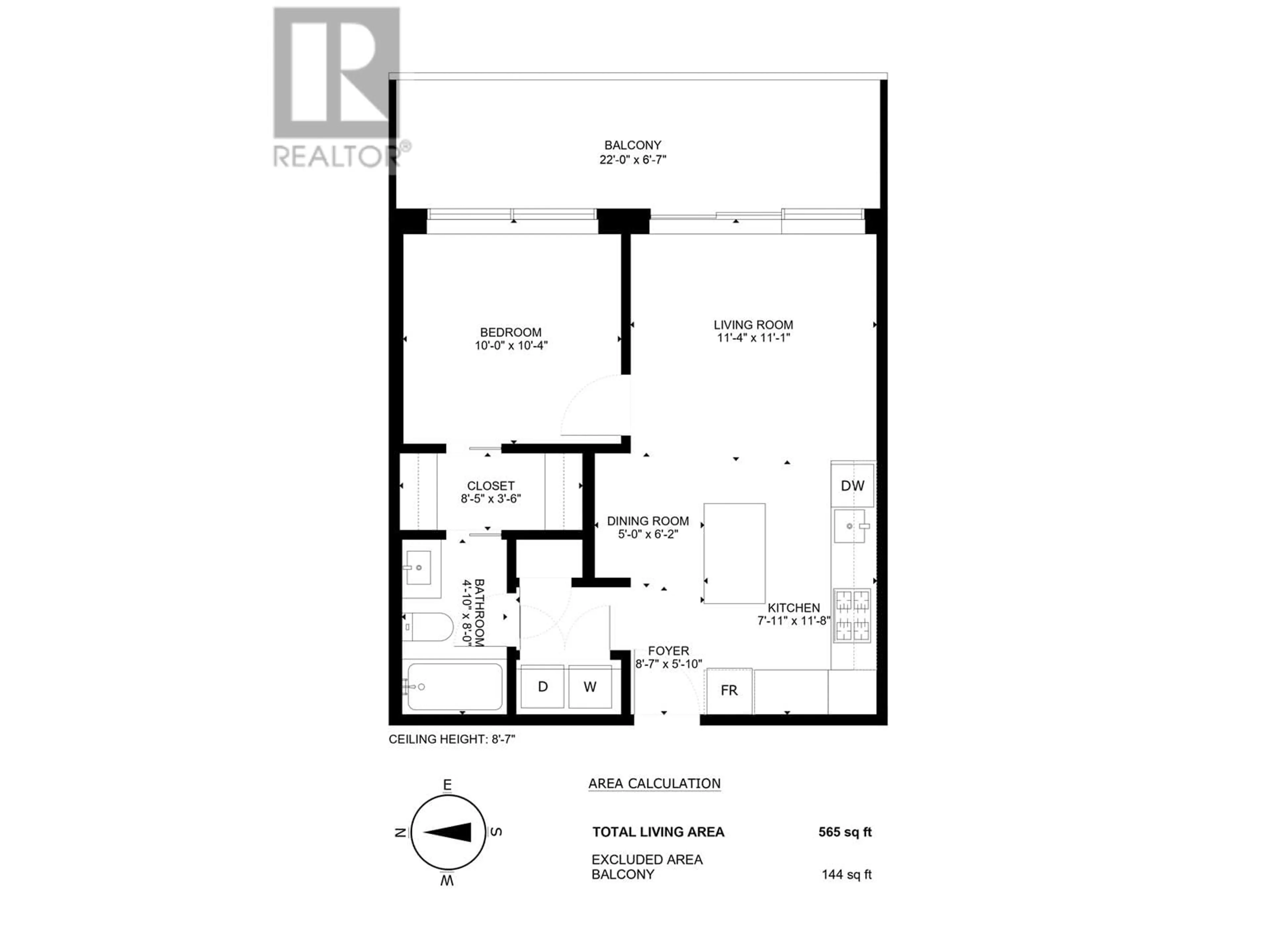 Floor plan for 4303 3809 EVERGREEN PLACE, Burnaby British Columbia V3J0M1