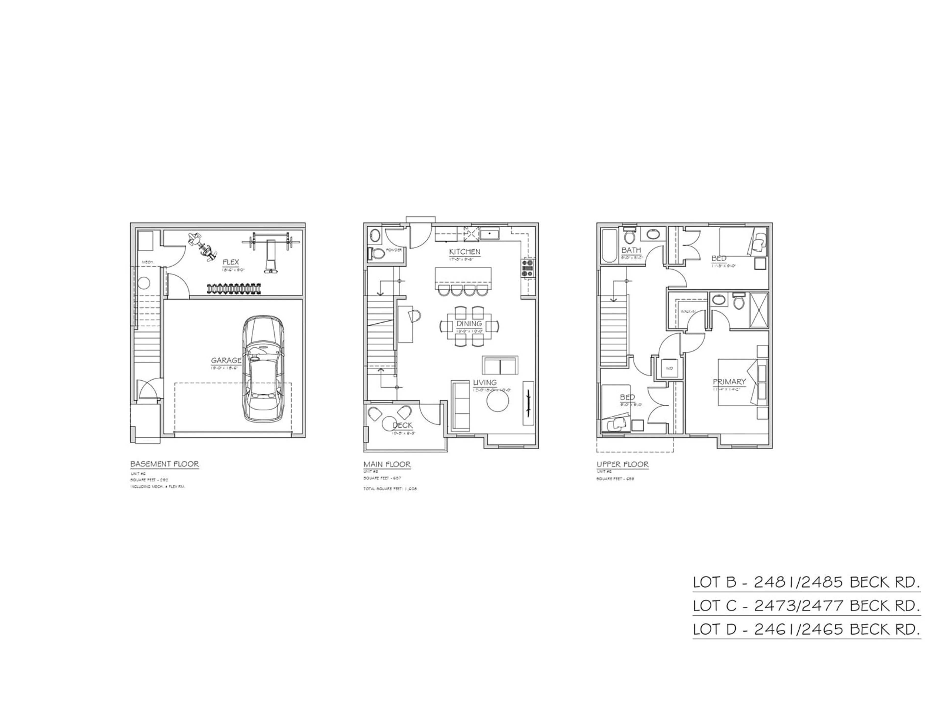 Floor plan for 2461 BECK, Abbotsford British Columbia V2S4S3