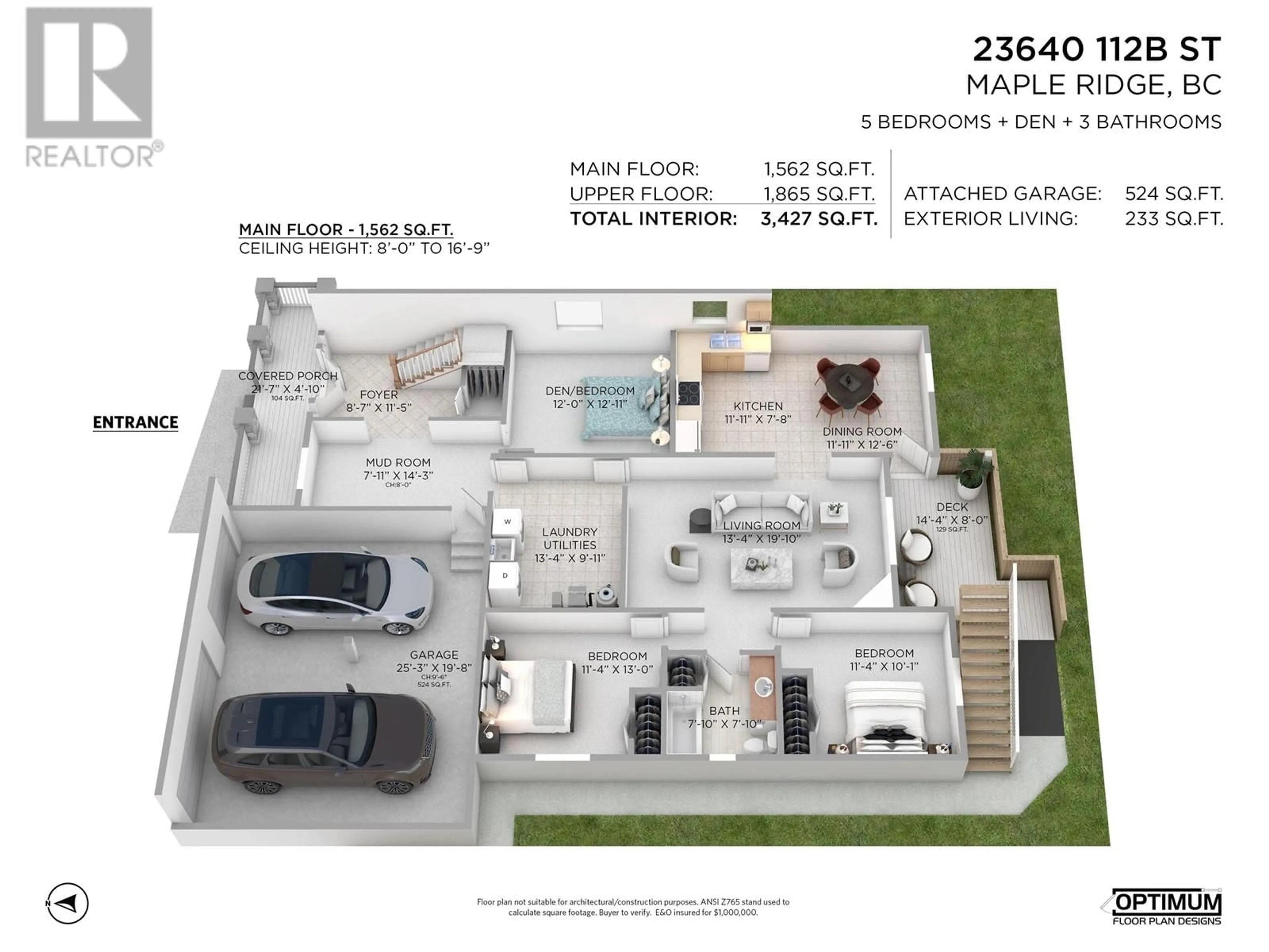 Floor plan for 23640 112B AVENUE, Maple Ridge British Columbia V2W1W7