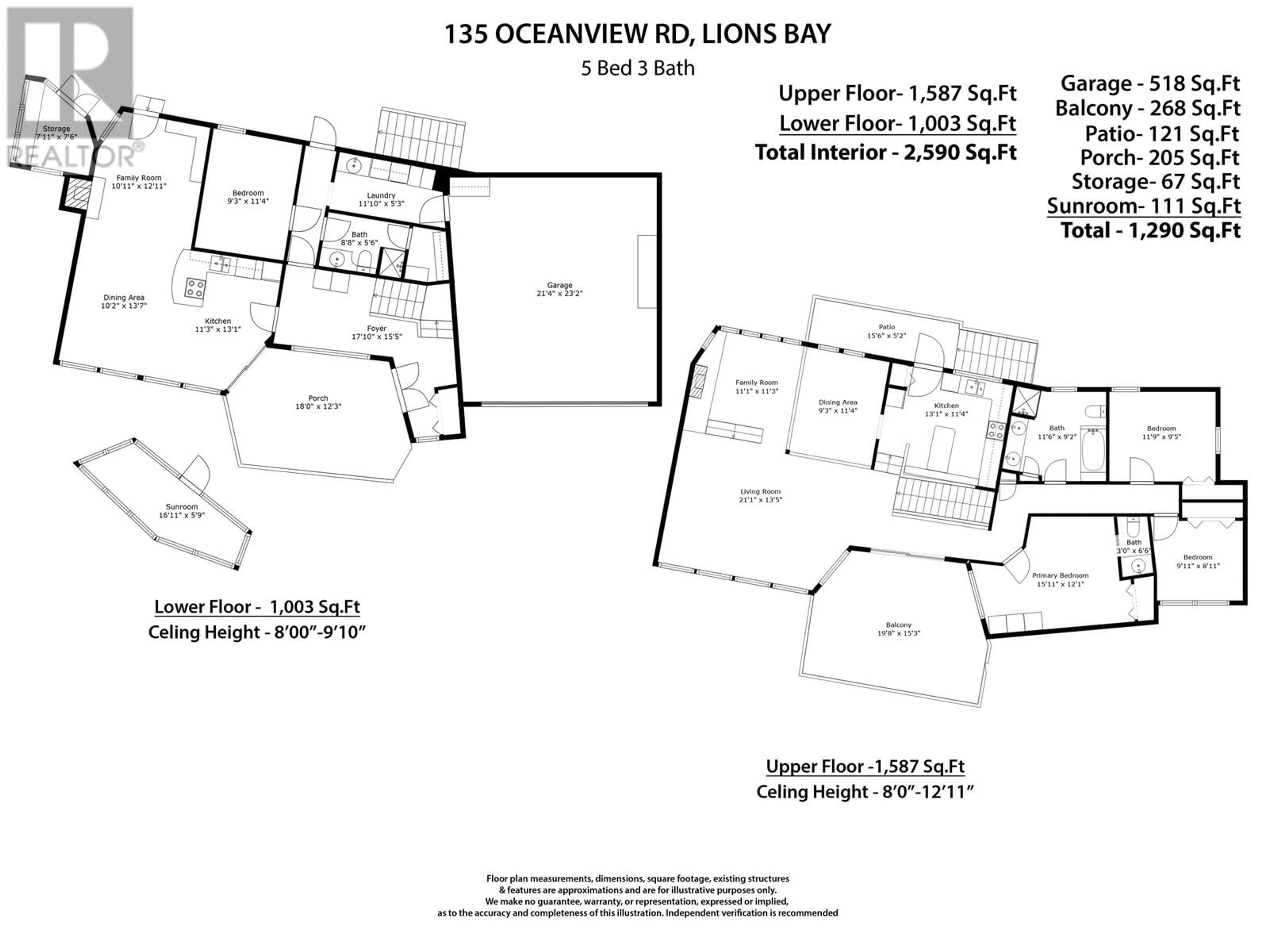 Floor plan for 135 OCEANVIEW ROAD, Lions Bay British Columbia V0N2E0