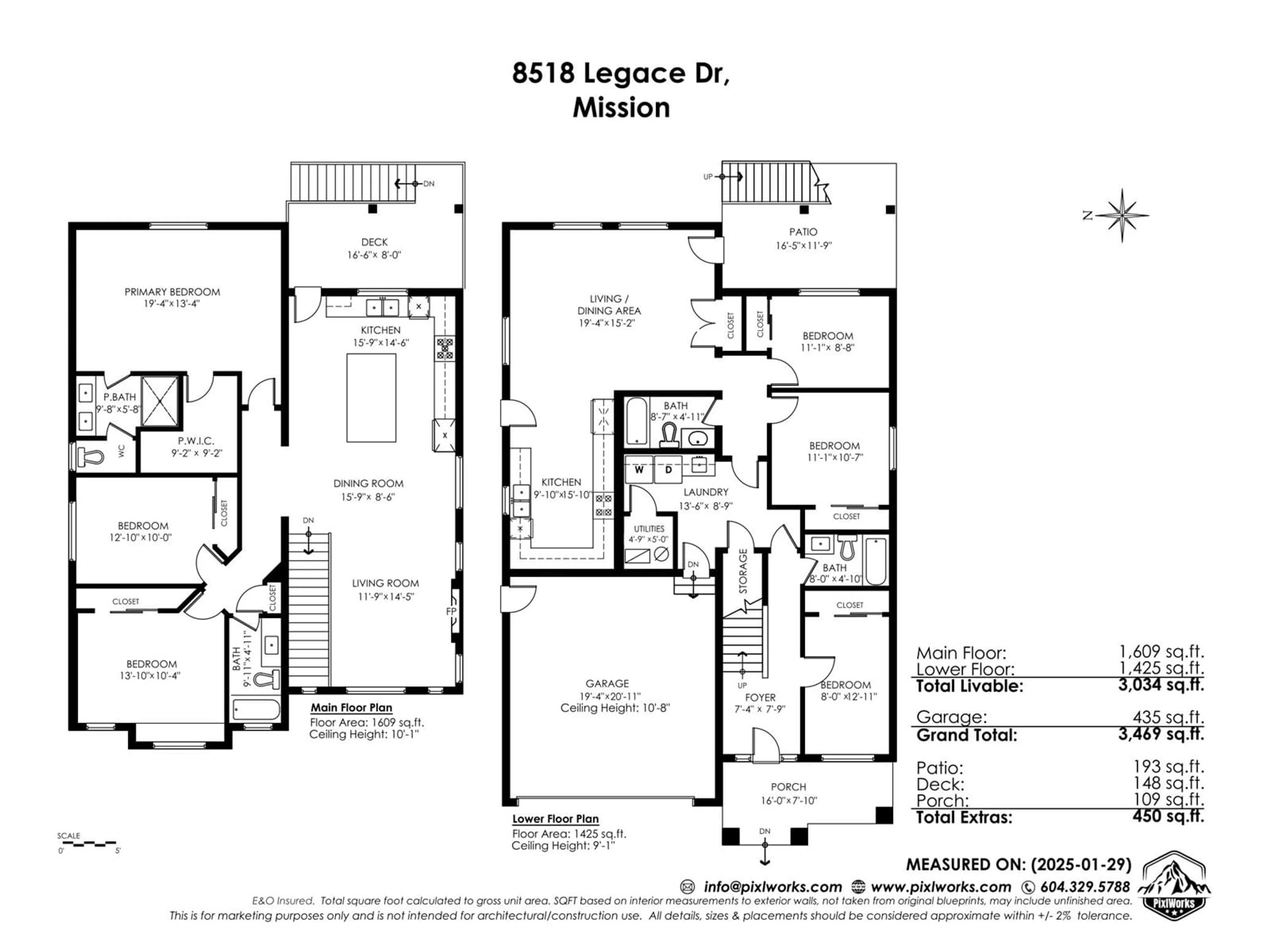 Floor plan for 8518 LEGACE DRIVE, Mission British Columbia V2V0H1