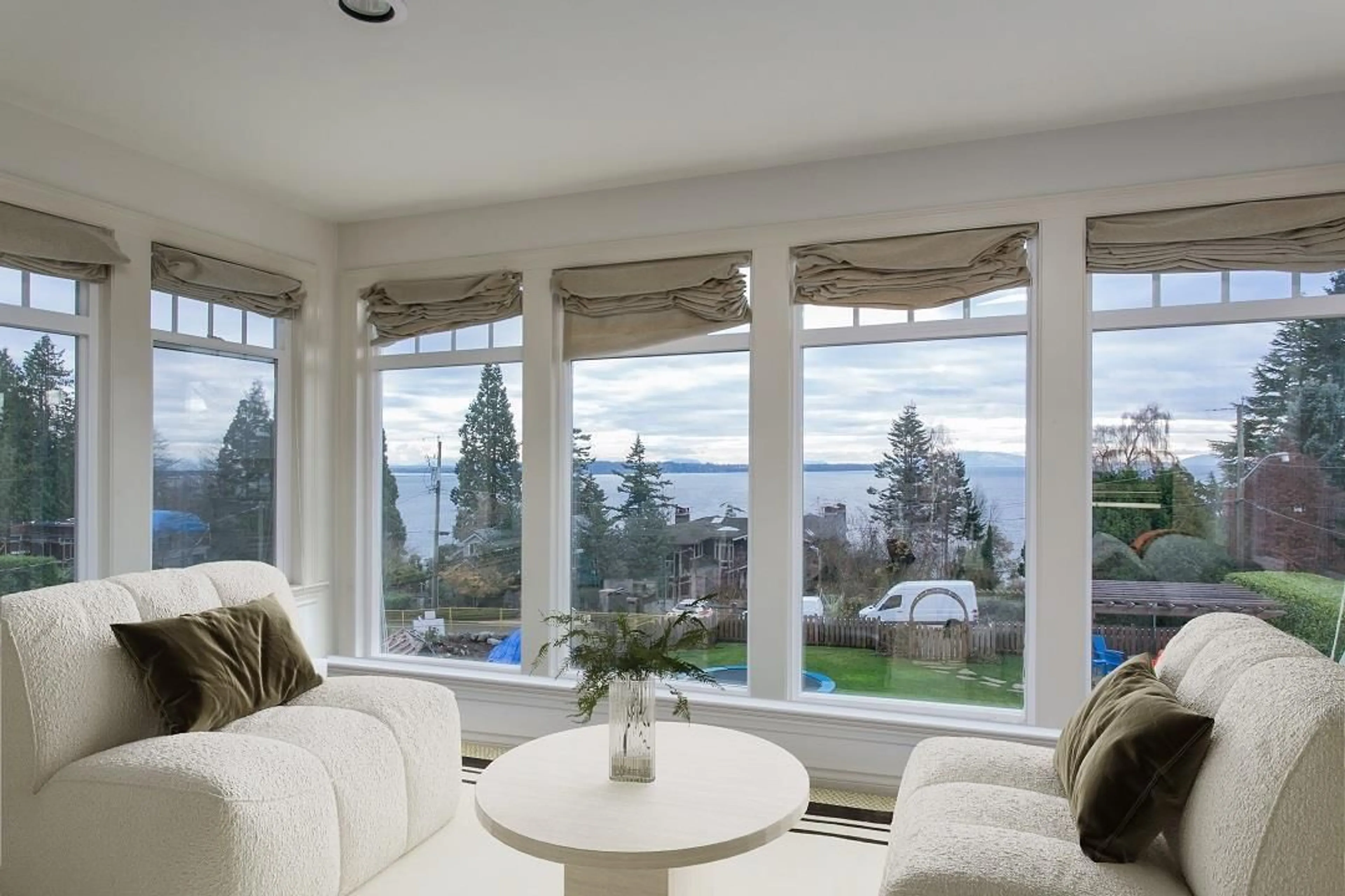 Living room with furniture, unknown for 14008 MARINE DRIVE, White Rock British Columbia V4B1A7