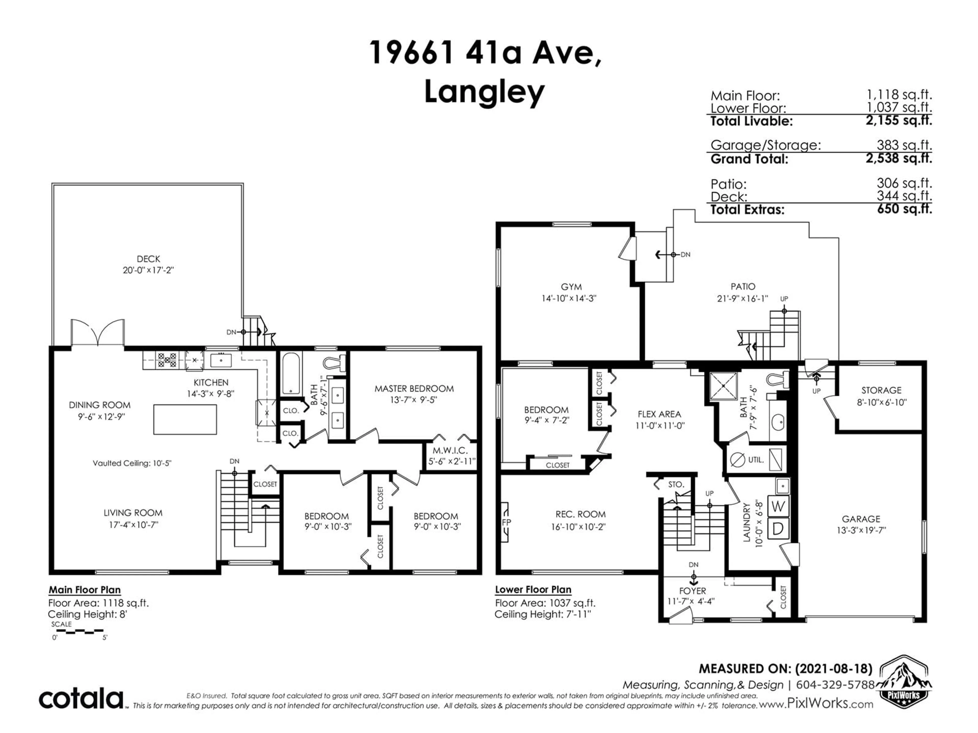 Floor plan for 19661 41A AVENUE, Langley British Columbia V3A2Z5