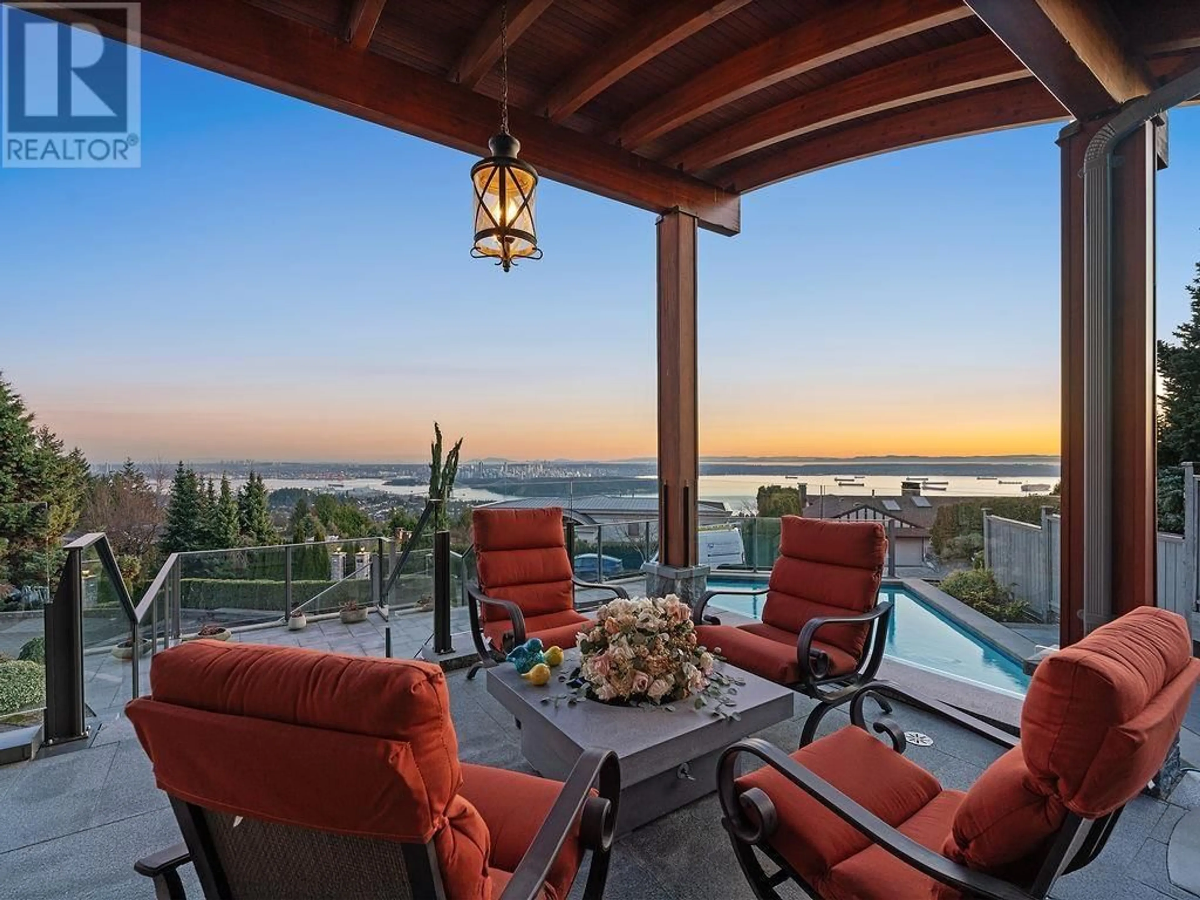 Patio, water/lake/river/ocean view for 1355 WHITBY ROAD, West Vancouver British Columbia V7S2N4