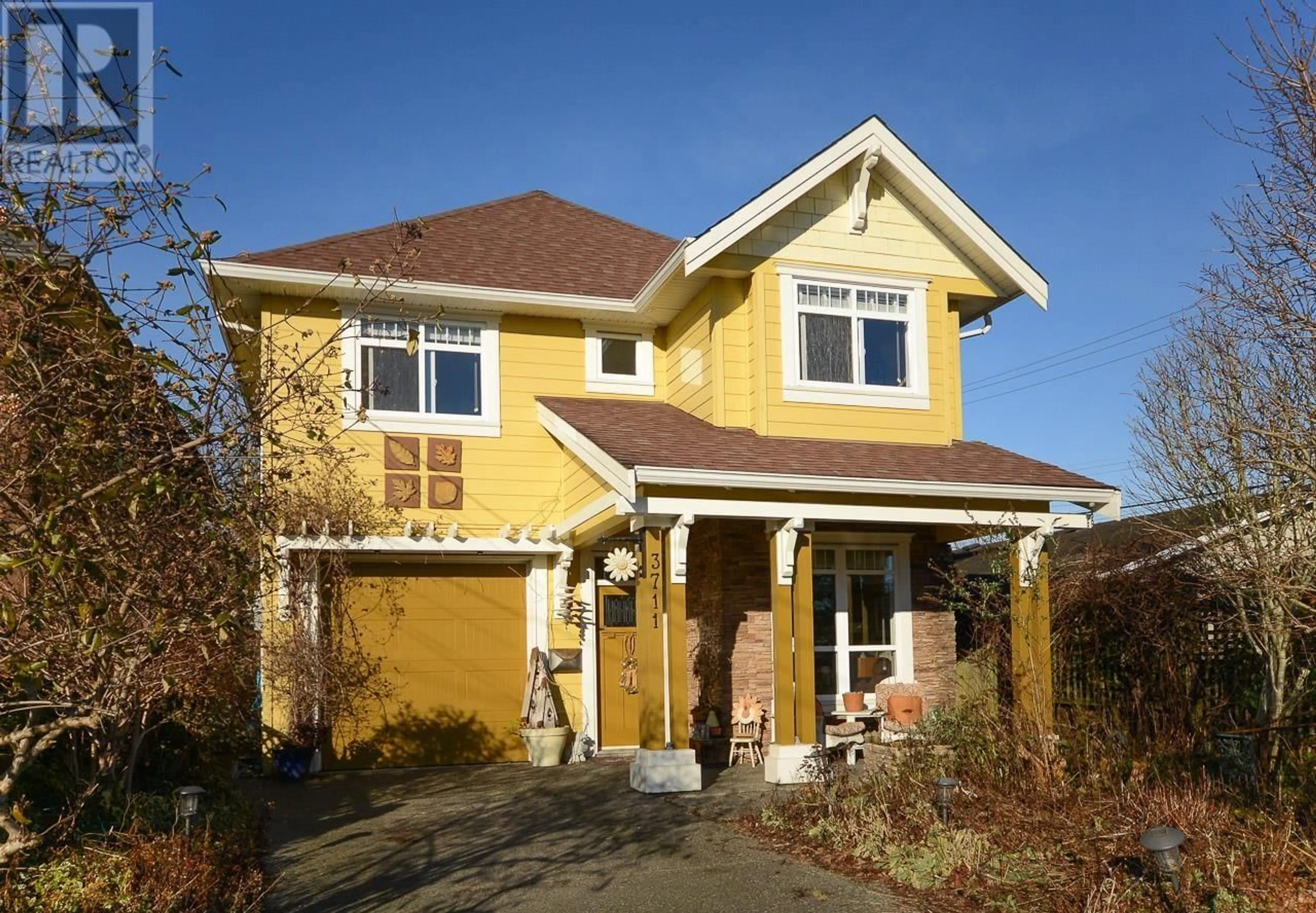 Home with vinyl exterior material, street for 3711 PLEASANT STREET, Richmond British Columbia V7E2P7