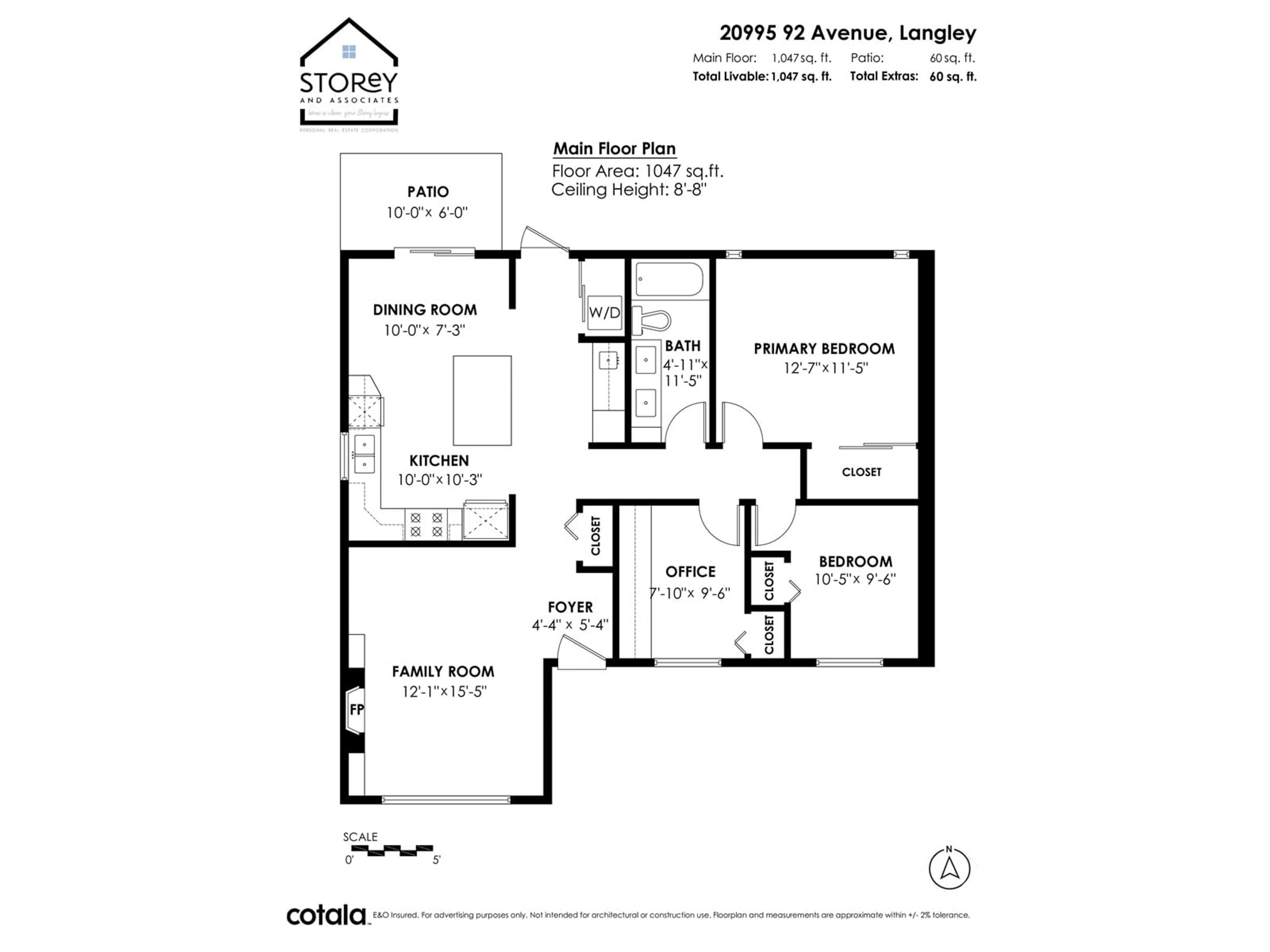 Floor plan for 20995 92 AVENUE, Langley British Columbia V1M2B4