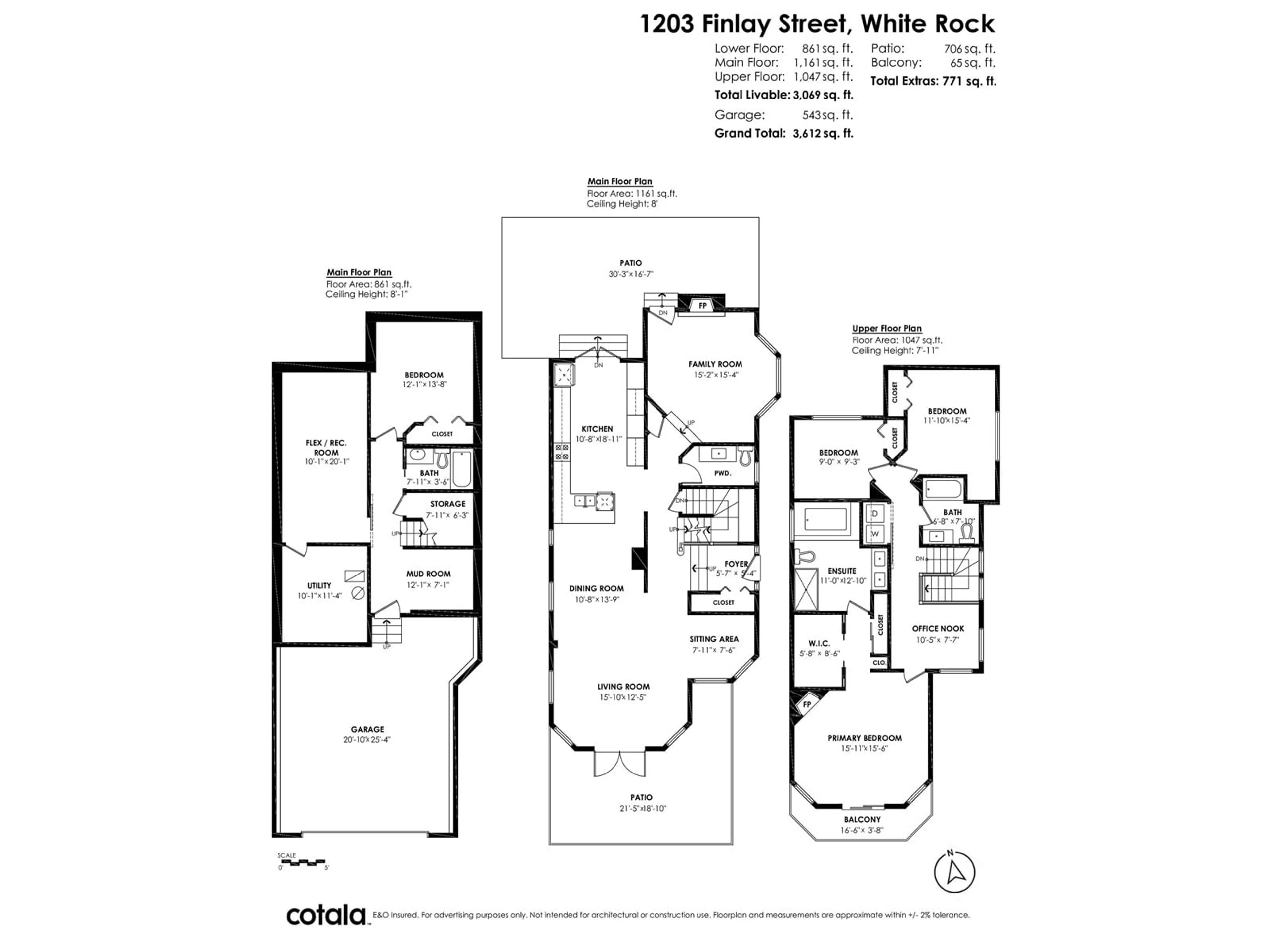 Floor plan for 1203 FINLAY STREET, White Rock British Columbia V4B5H5