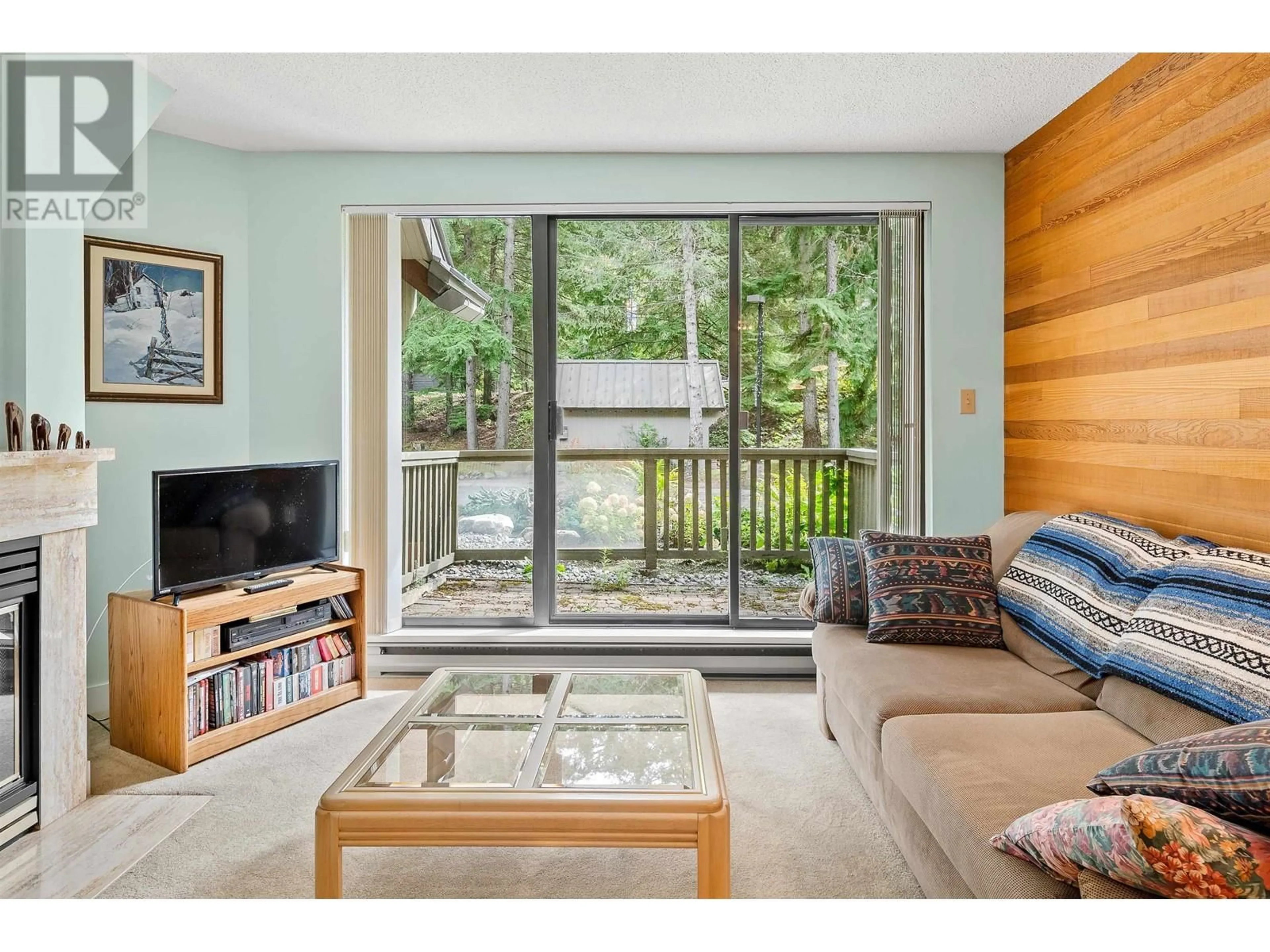 Living room with furniture, wood/laminate floor for 4 - 4510 BLACKCOMB WAY, Whistler British Columbia V8E0X8