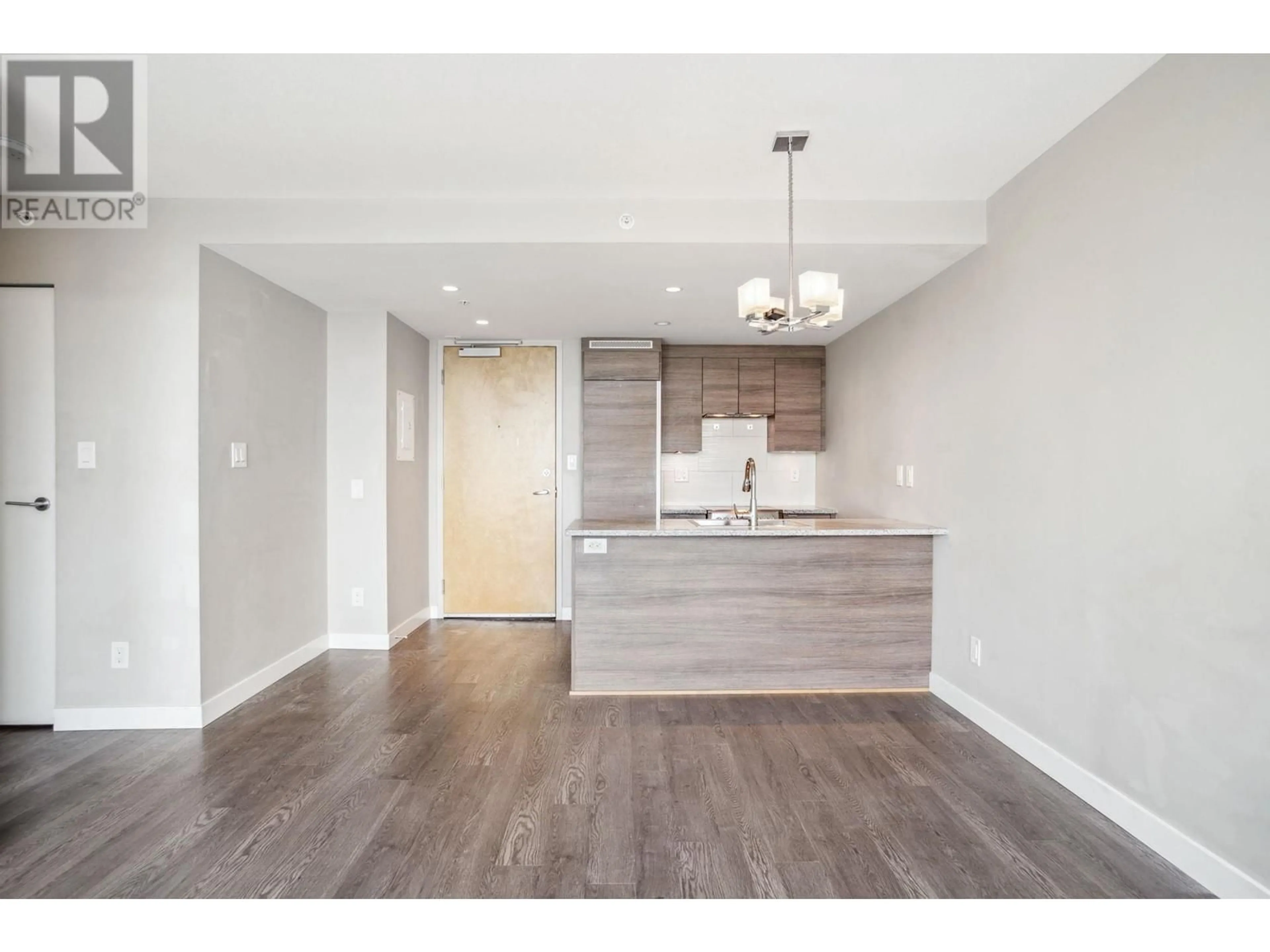 Open concept kitchen, wood/laminate floor for 1104 489 INTERURBAN WAY, Vancouver British Columbia V5X0C7