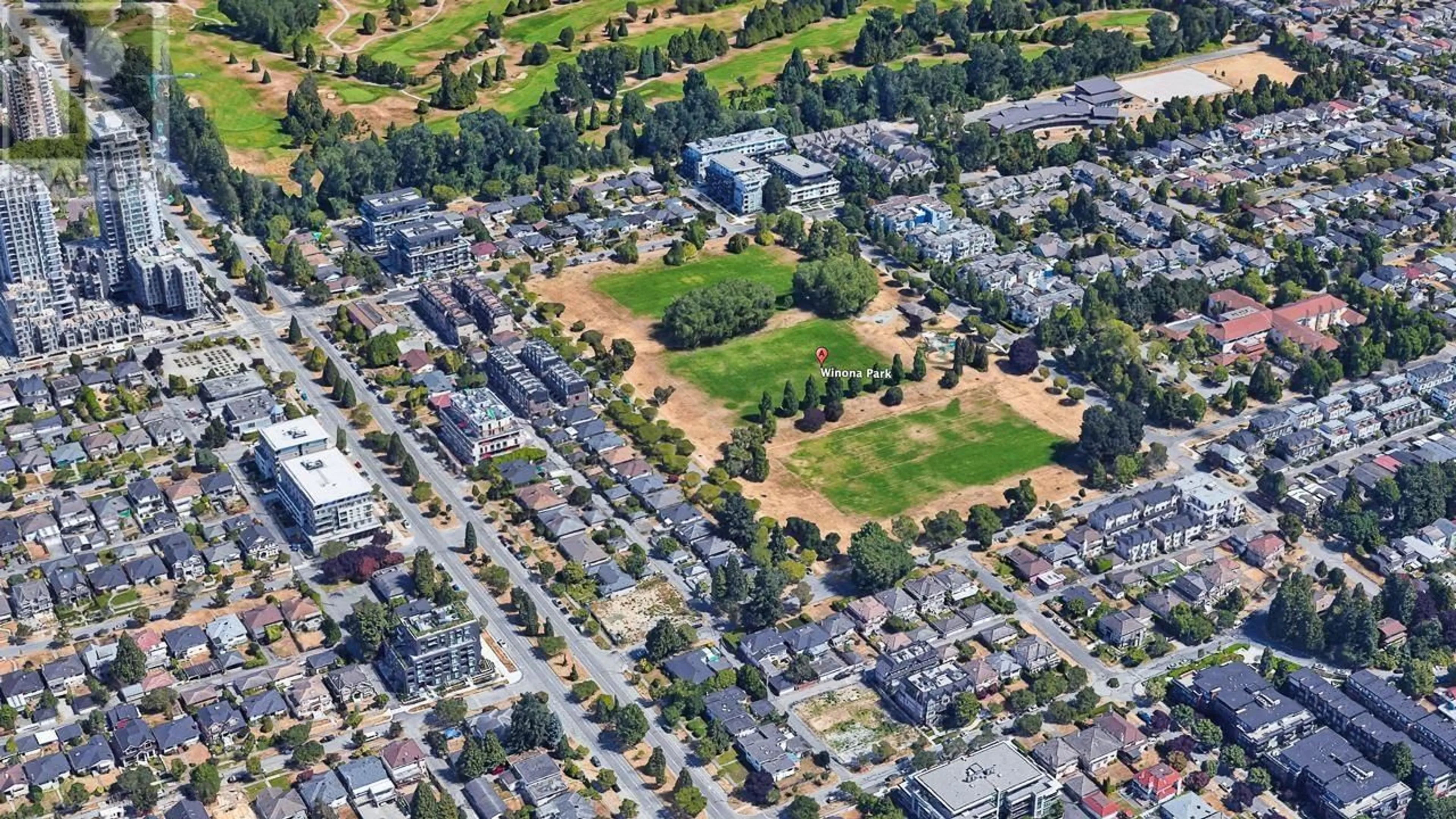 A pic from outside/outdoor area/front of a property/back of a property/a pic from drone, street for 501 - 7638 CAMBIE STREET, Vancouver British Columbia V6P3H7