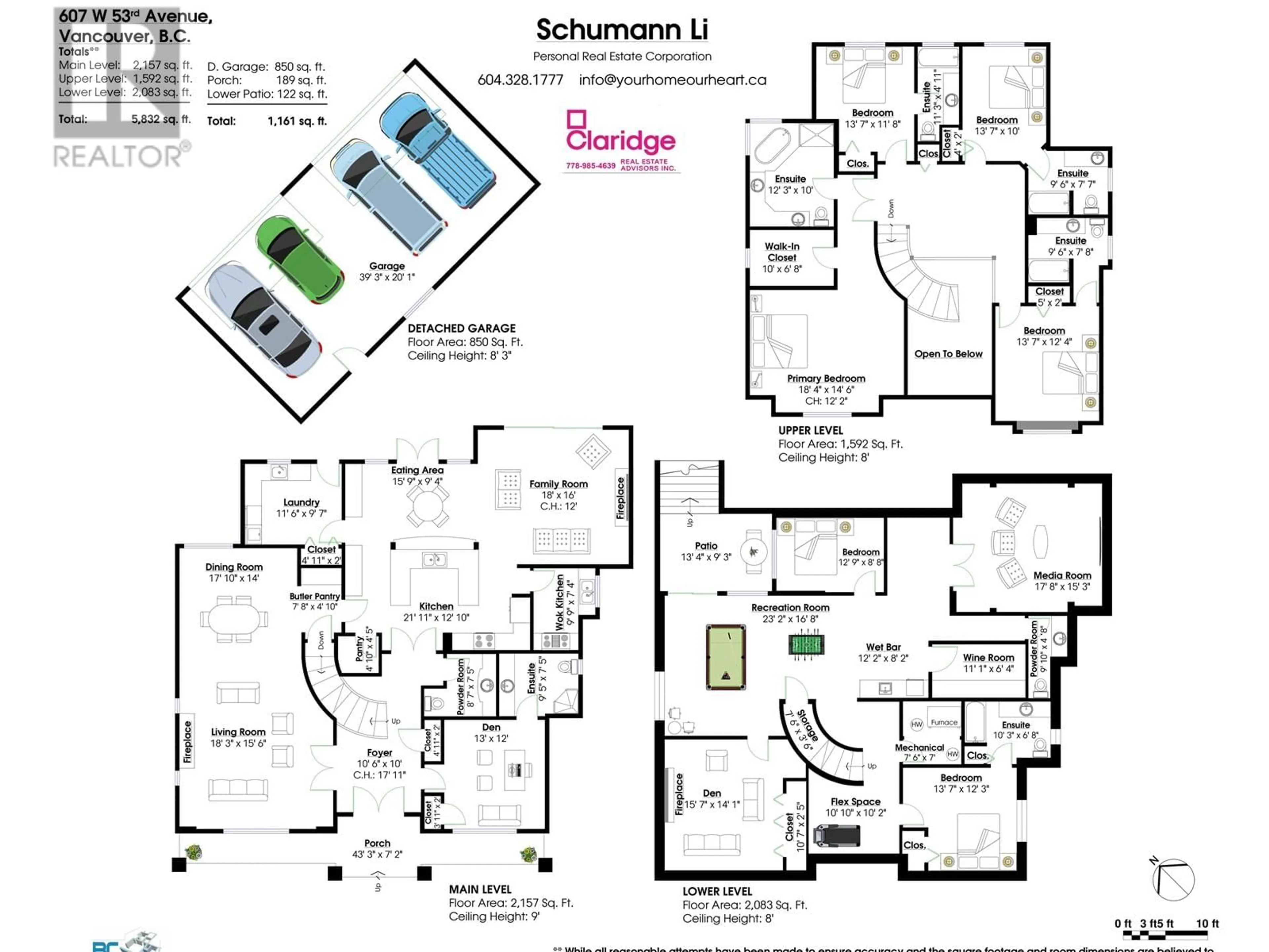 Floor plan for 607 53 AVENUE, Vancouver British Columbia V6P1K2