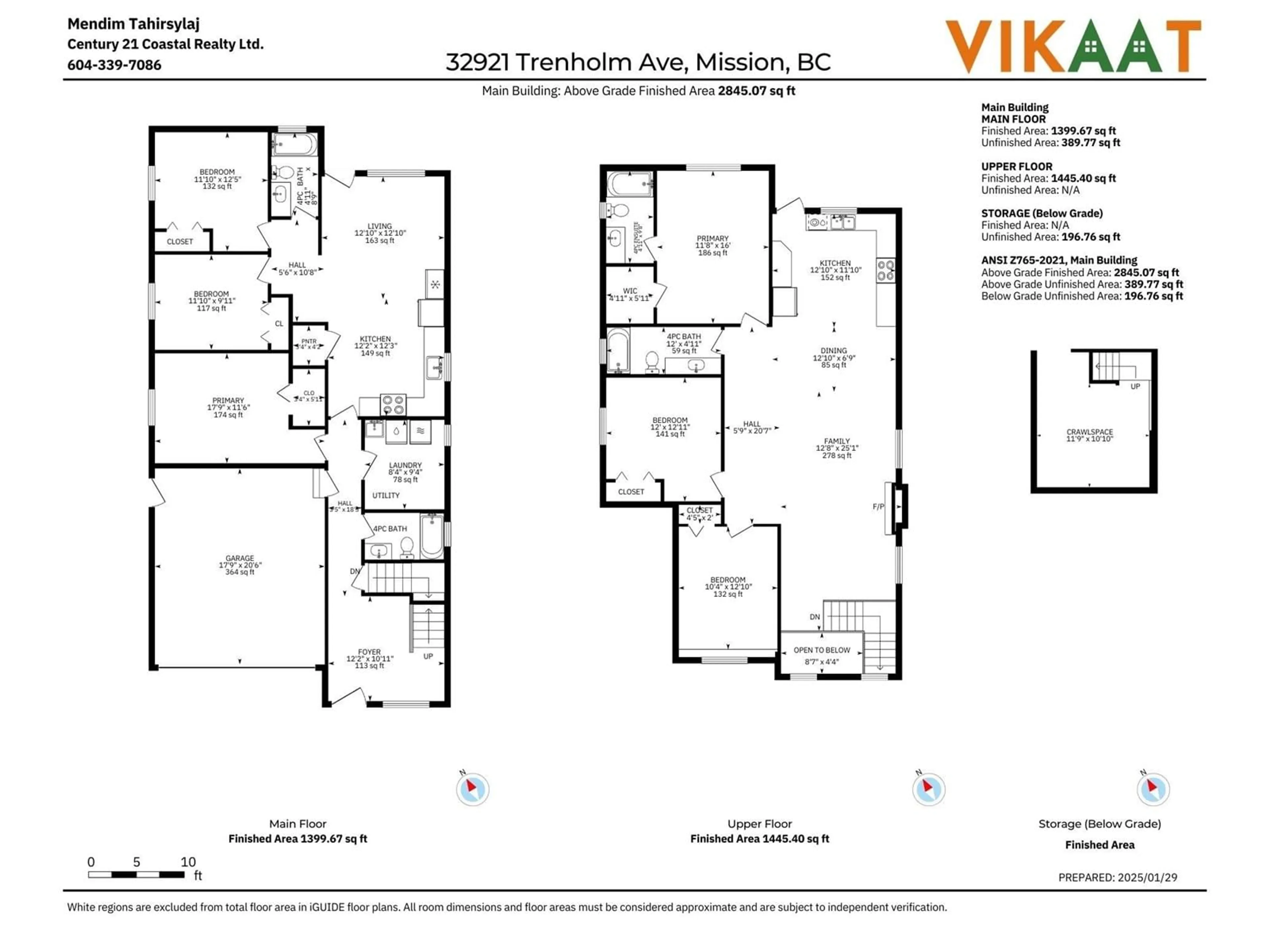 Floor plan for 32921 TRENHOLM, Mission British Columbia V4S0C7