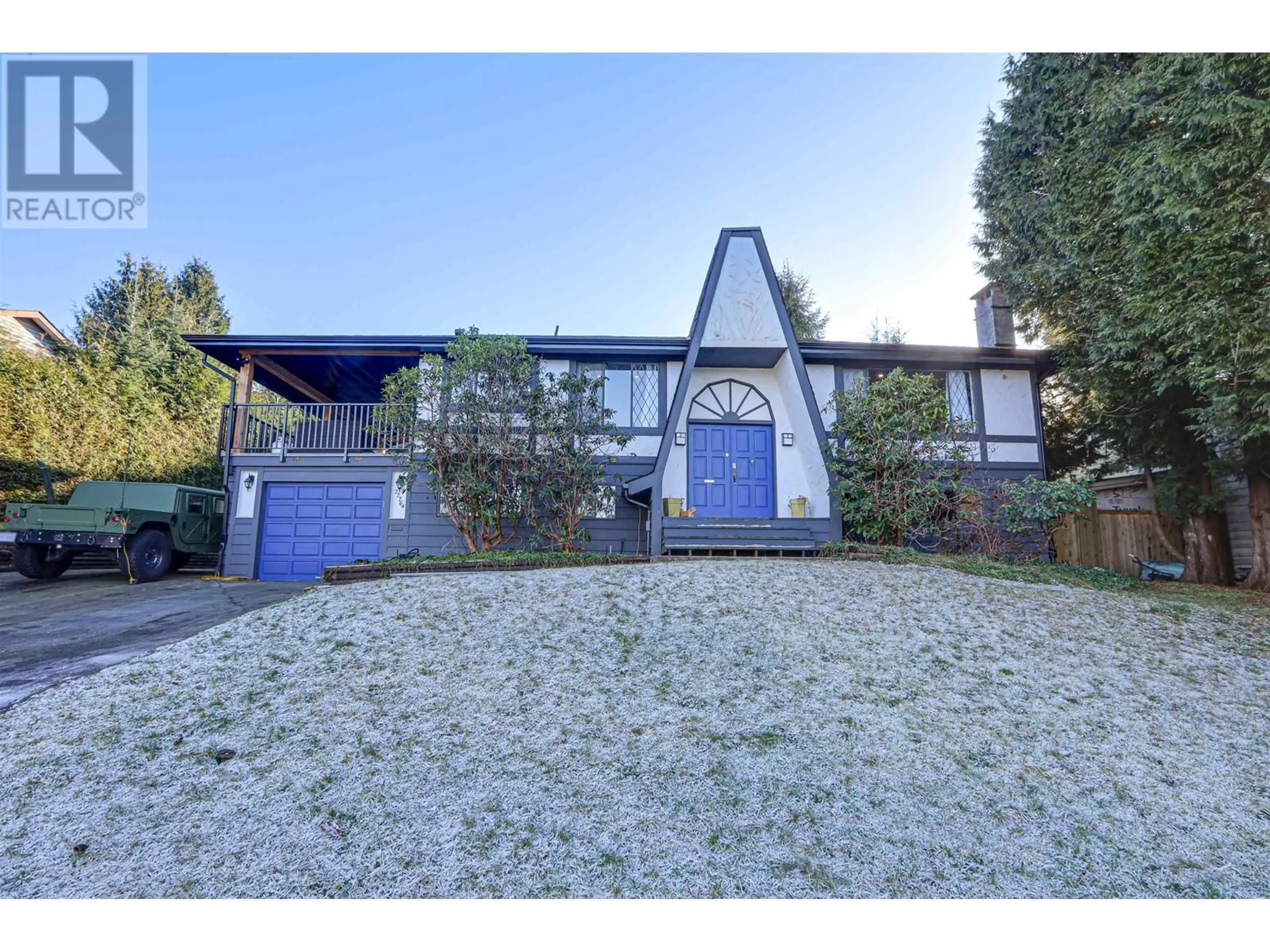 A pic from outside/outdoor area/front of a property/back of a property/a pic from drone, street for 22764 124 AVENUE, Maple Ridge British Columbia V2X4K1