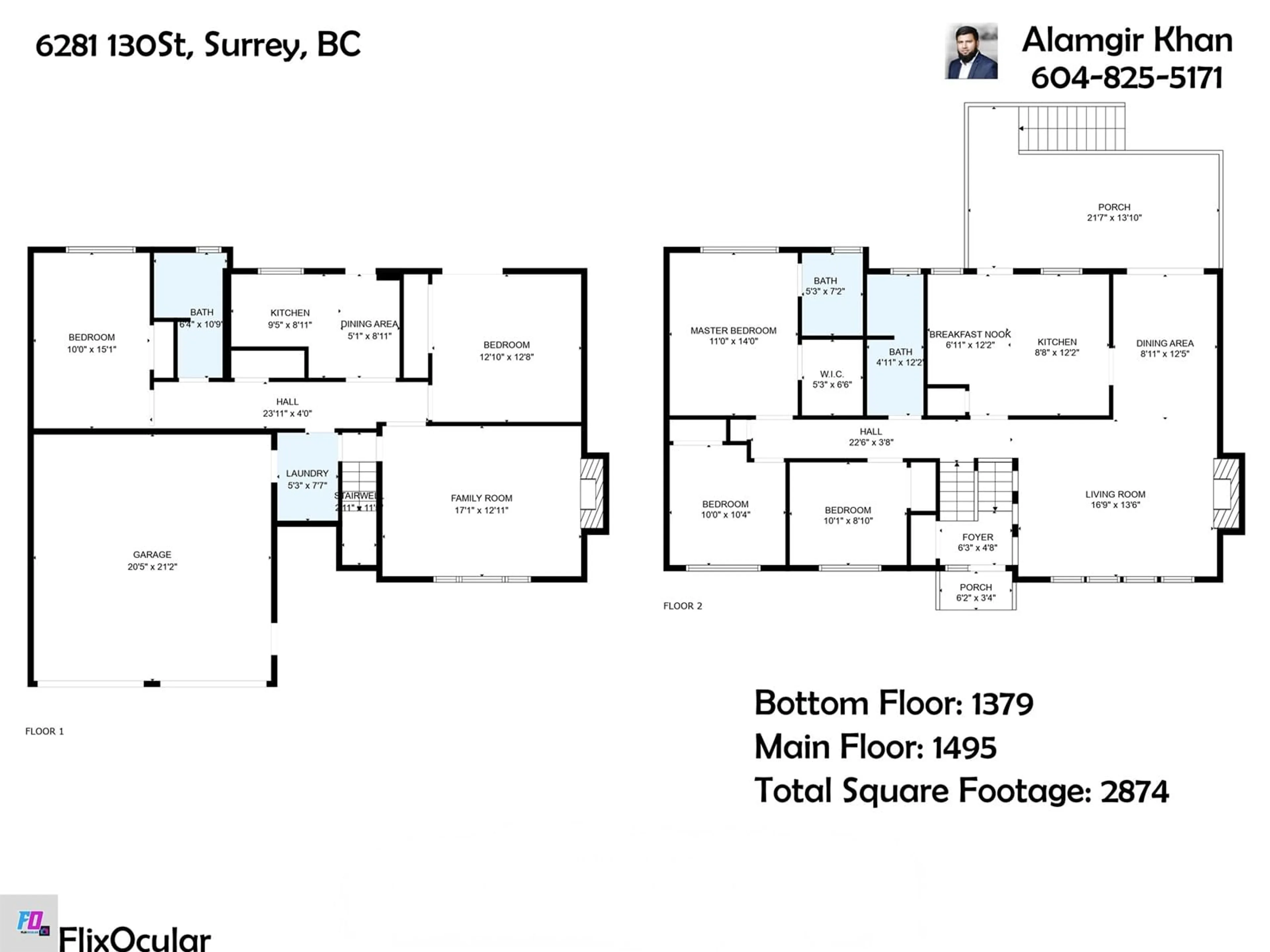 Floor plan for 6281 130 STREET, Surrey British Columbia V3X1R7