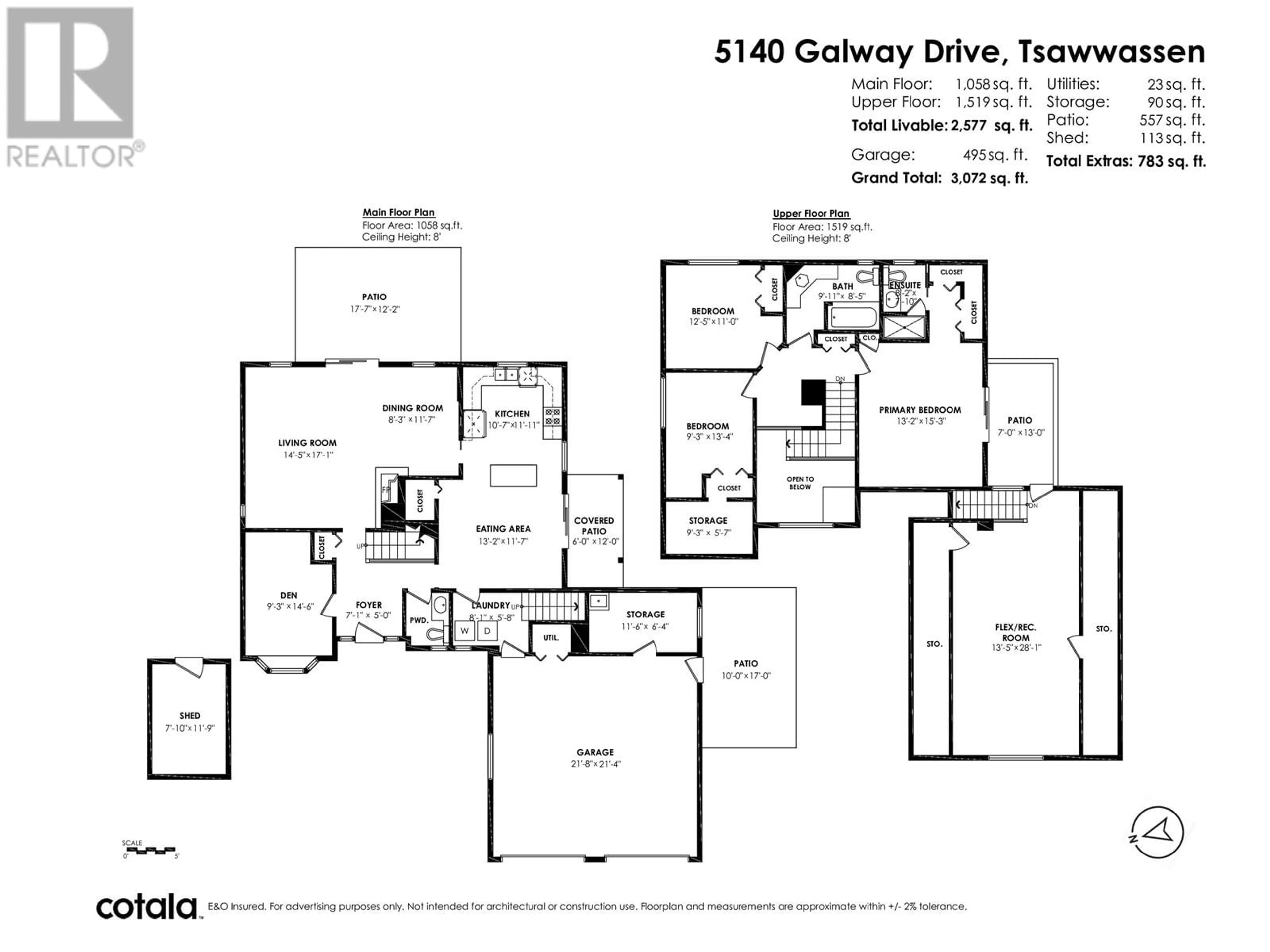 Floor plan for 5140 GALWAY DRIVE, Delta British Columbia V4M3R5