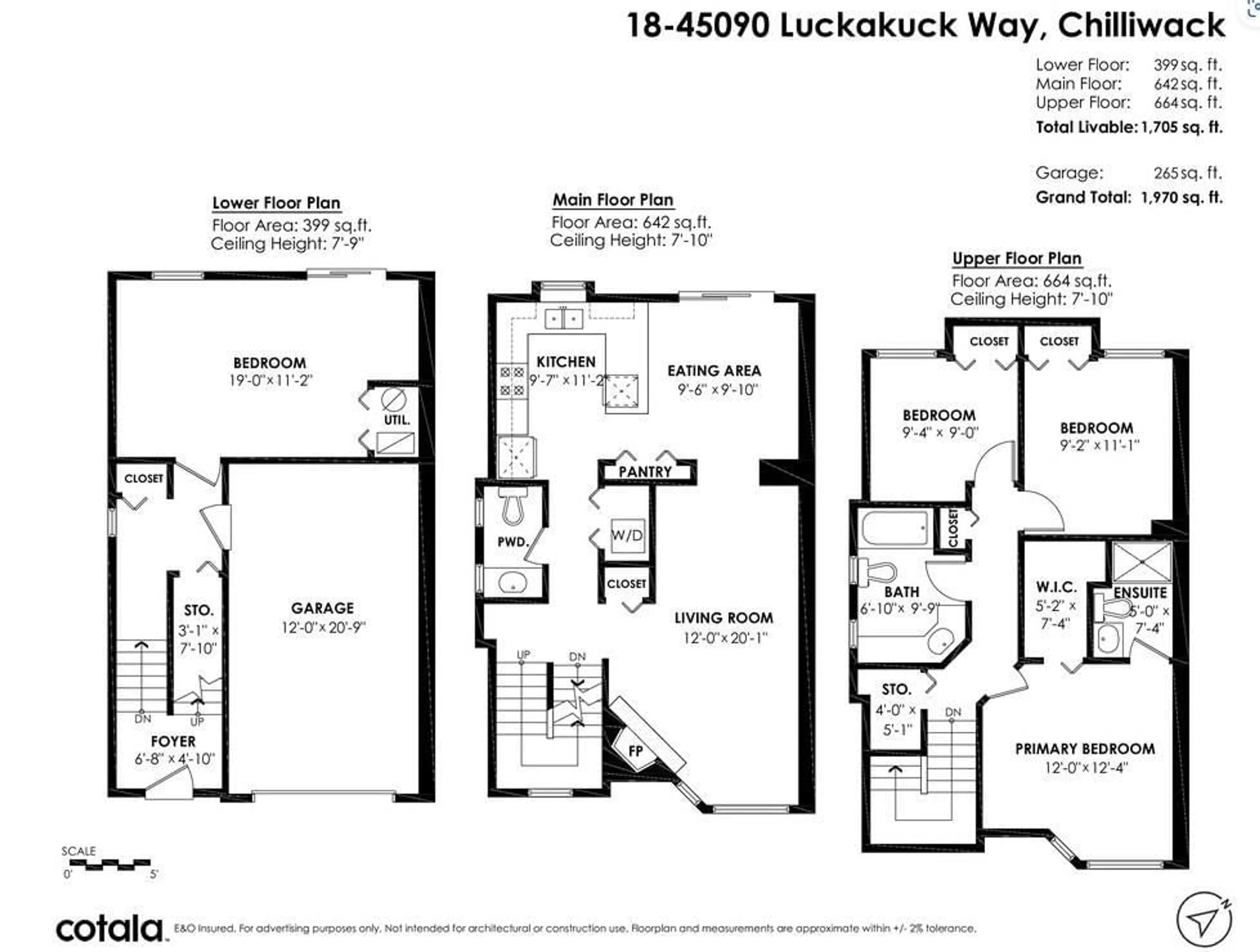 Floor plan for 18 45090 LUCKAKUCK WAY|Sardis West Vedde, Chilliwack British Columbia V2R3Z5