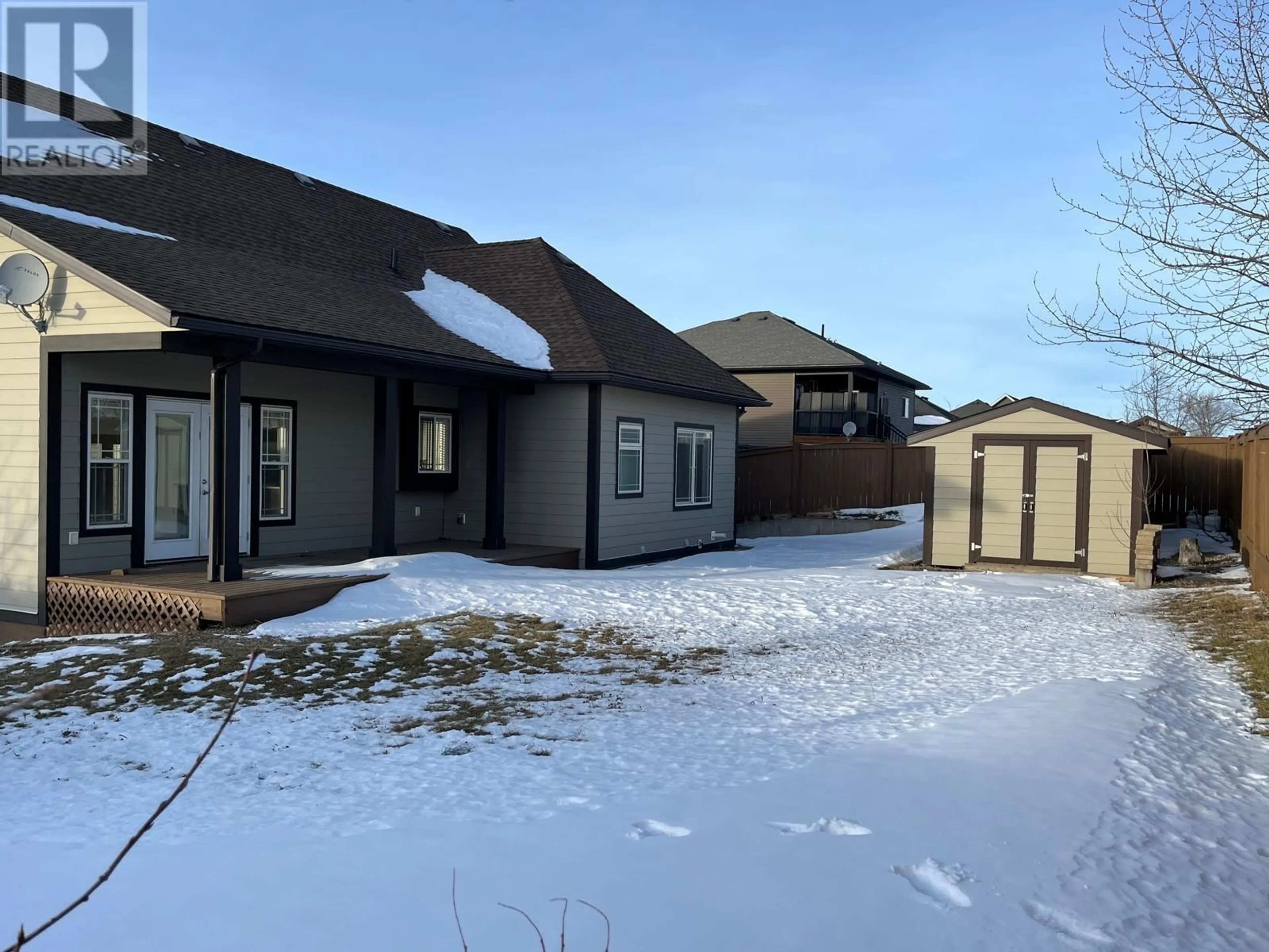 A pic from outside/outdoor area/front of a property/back of a property/a pic from drone, street for 10503 109 STREET, Fort St. John British Columbia V1J0J3