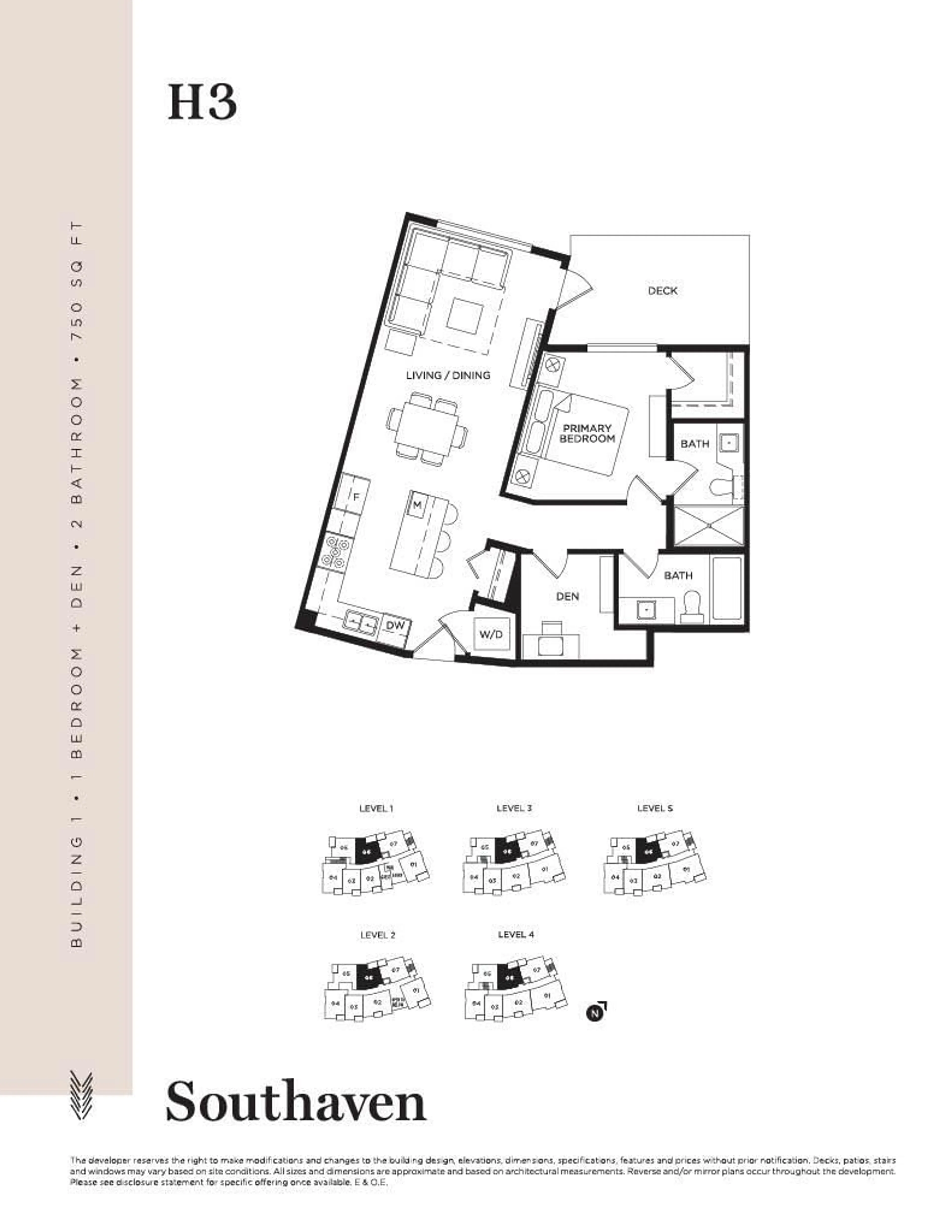 Floor plan for 106 - 3315 148, Surrey British Columbia V4P0H5