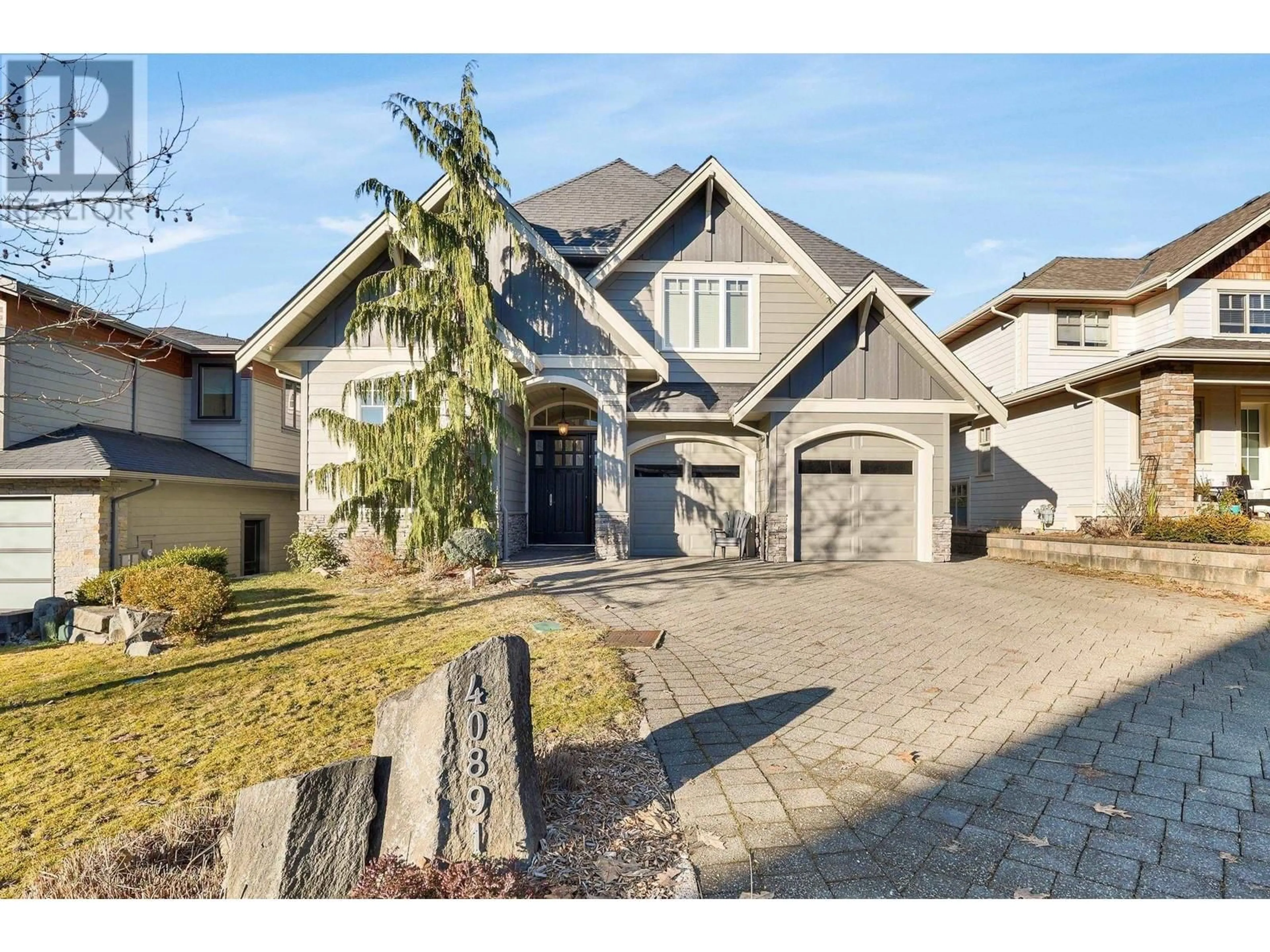 Home with brick exterior material, street for 40891 THE CRESCENT, Squamish British Columbia V8B0P8