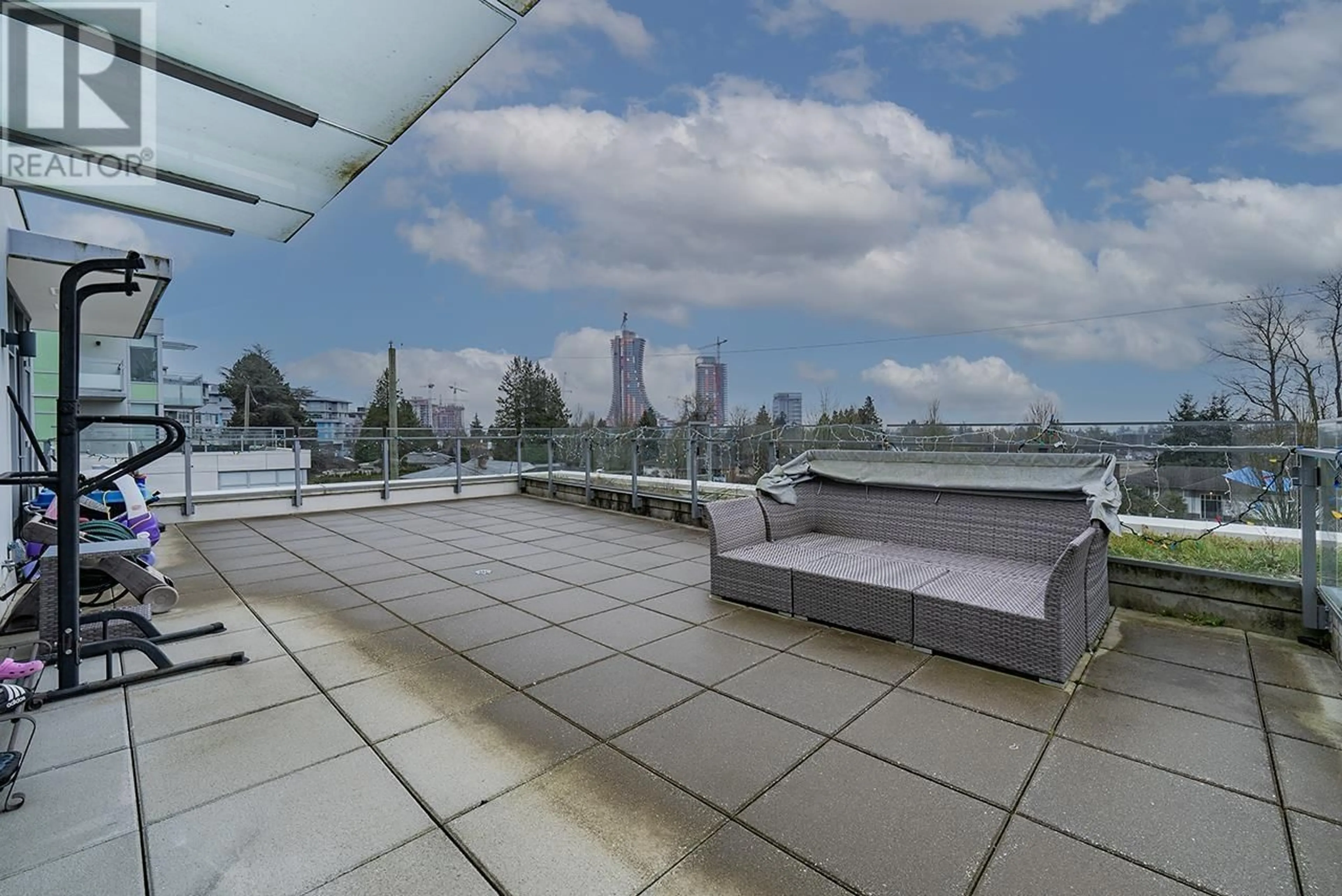 Patio, city buildings view from balcony for 303 5077 CAMBIE STREET, Vancouver British Columbia V5Z0H7