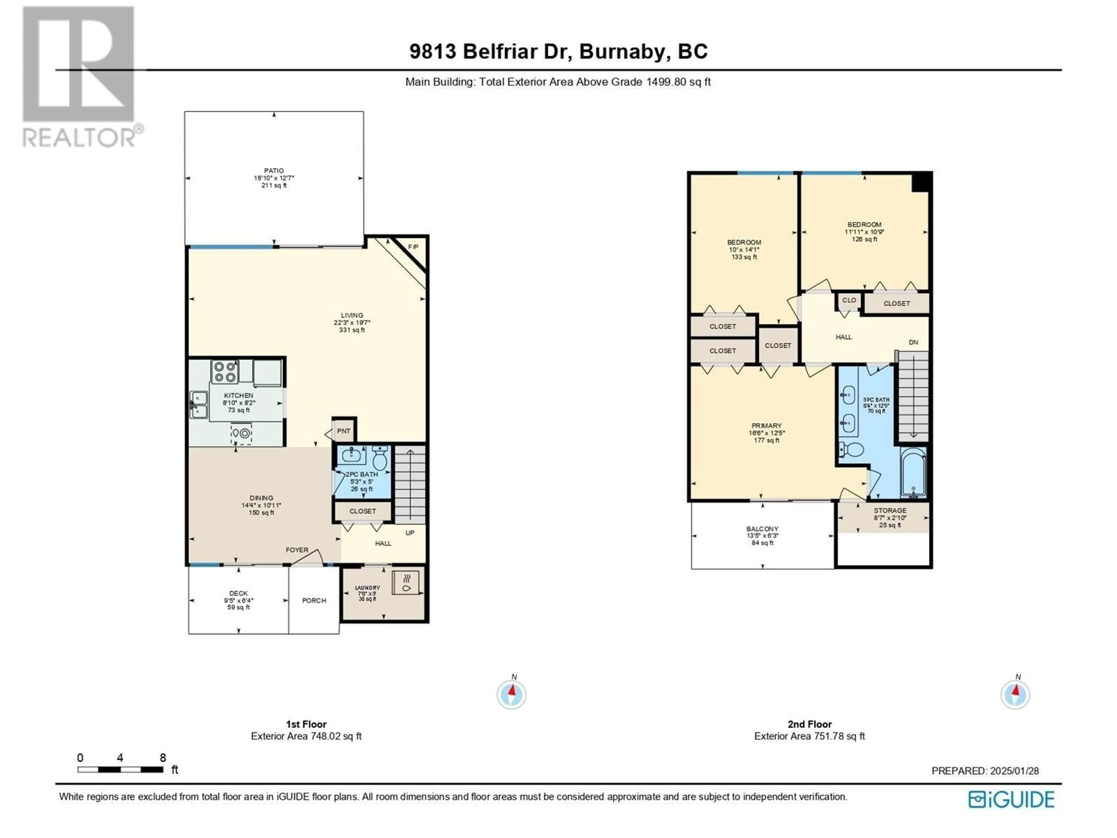 Floor plan for 9813 BELFRIAR DRIVE, Burnaby British Columbia V3N4N1