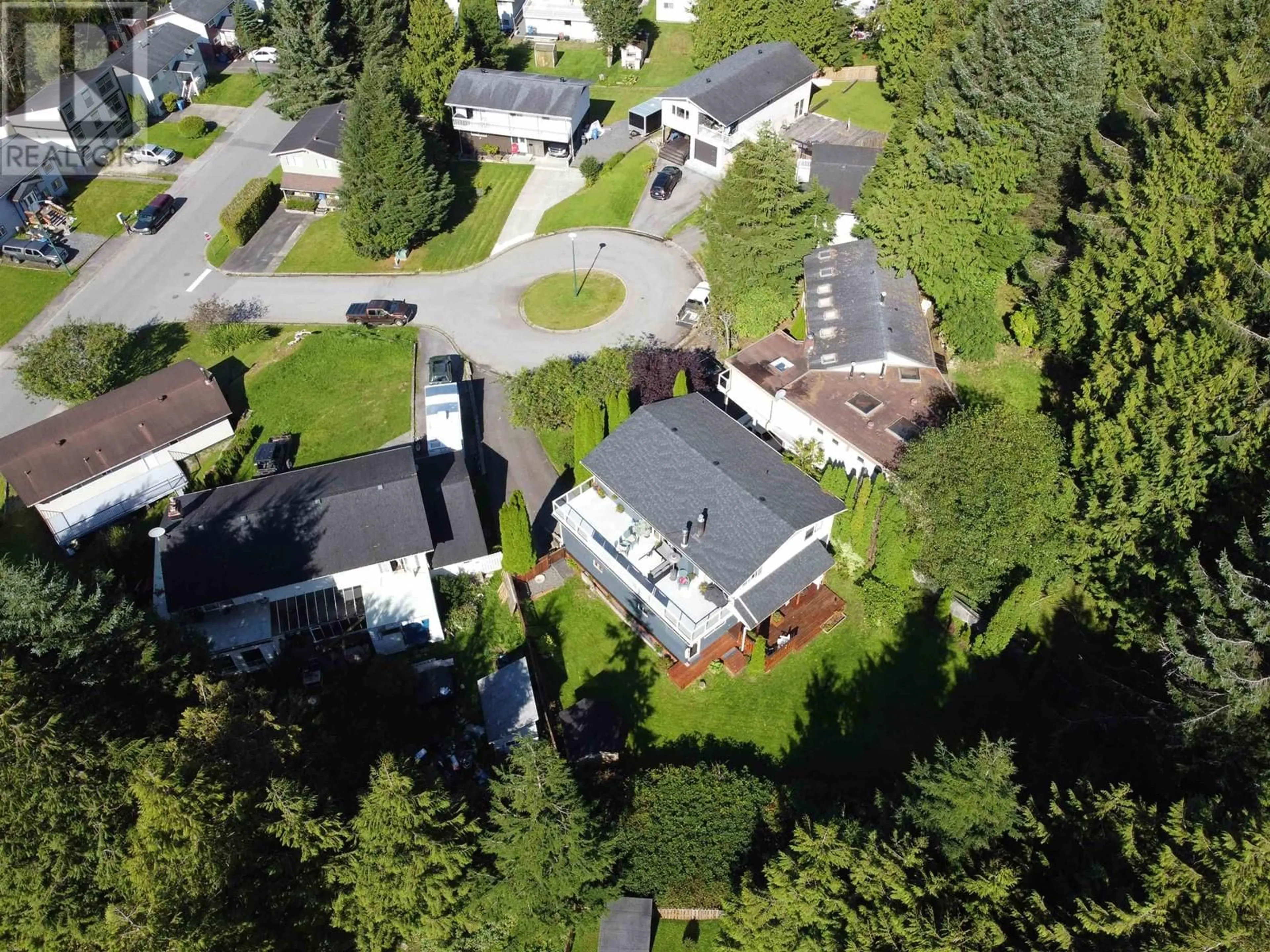 A pic from outside/outdoor area/front of a property/back of a property/a pic from drone, street for 121 CADE PLACE, Prince Rupert British Columbia V8J3S6