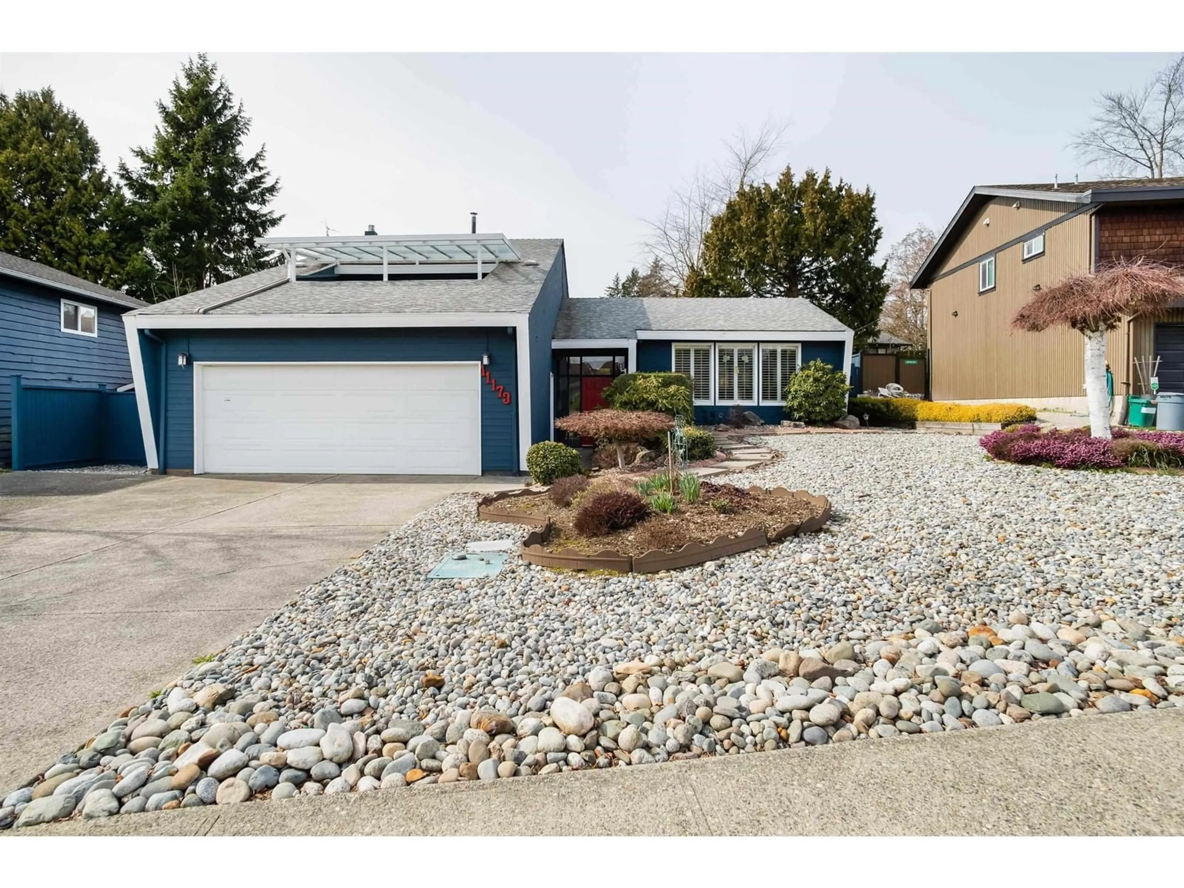 Home with vinyl exterior material, street for 11173 SCARBOROUGH DRIVE, Delta British Columbia V4C7S1