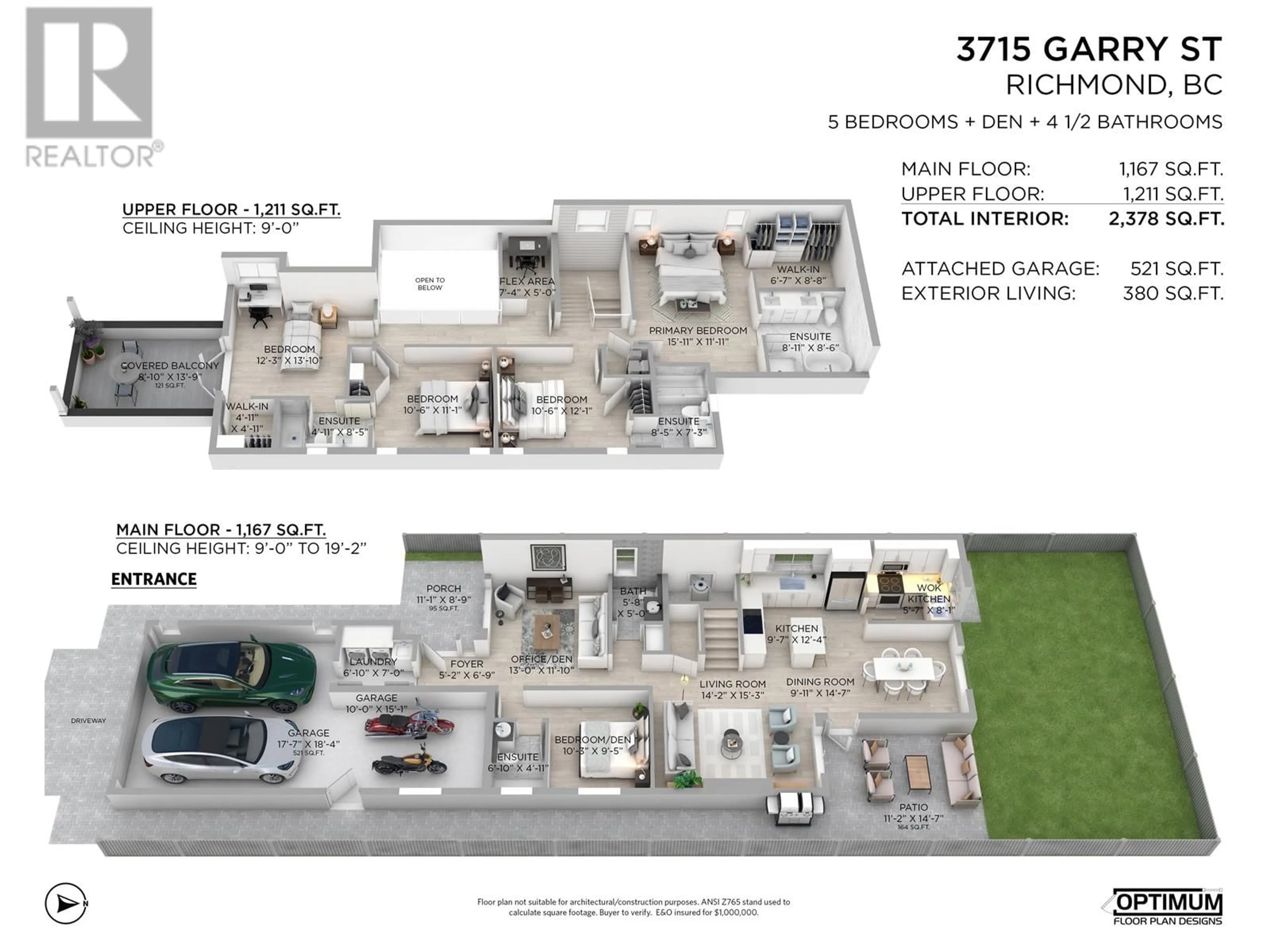 Floor plan for 3715 GARRY STREET, Richmond British Columbia V7E2T6