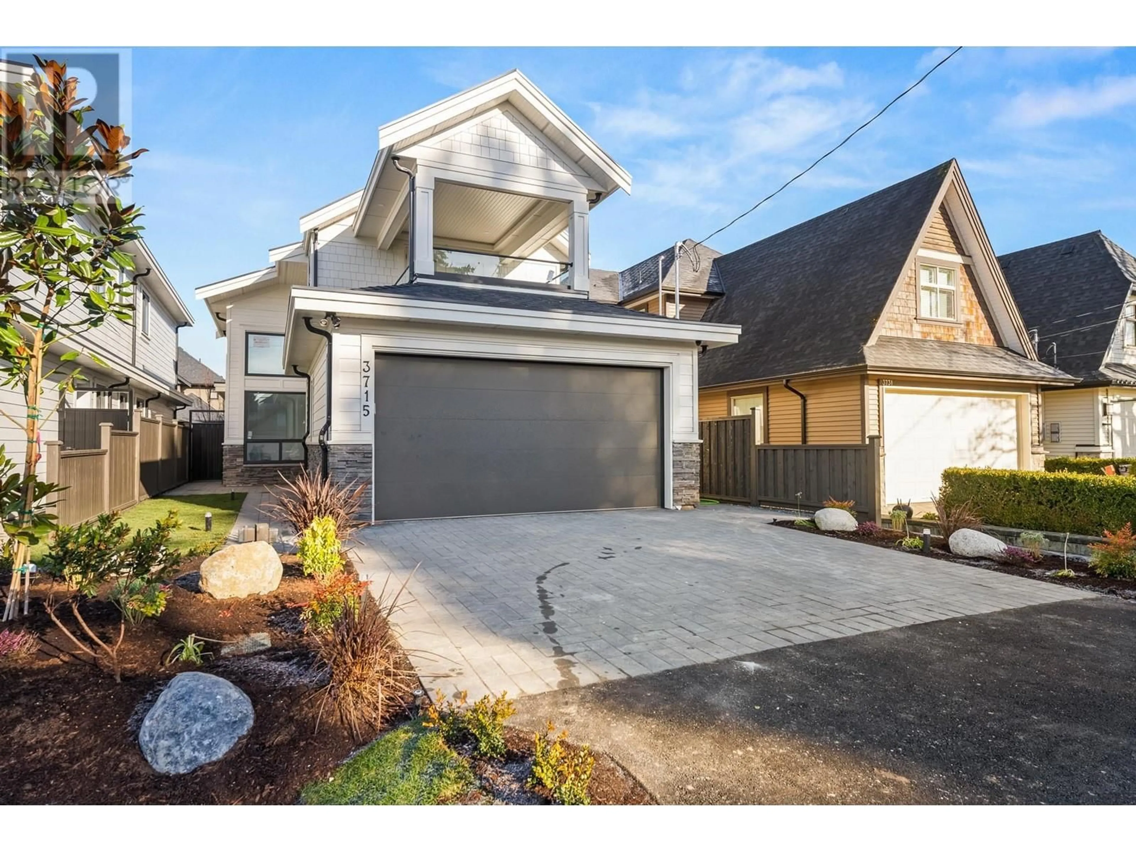 Home with vinyl exterior material, street for 3715 GARRY STREET, Richmond British Columbia V7E2T6