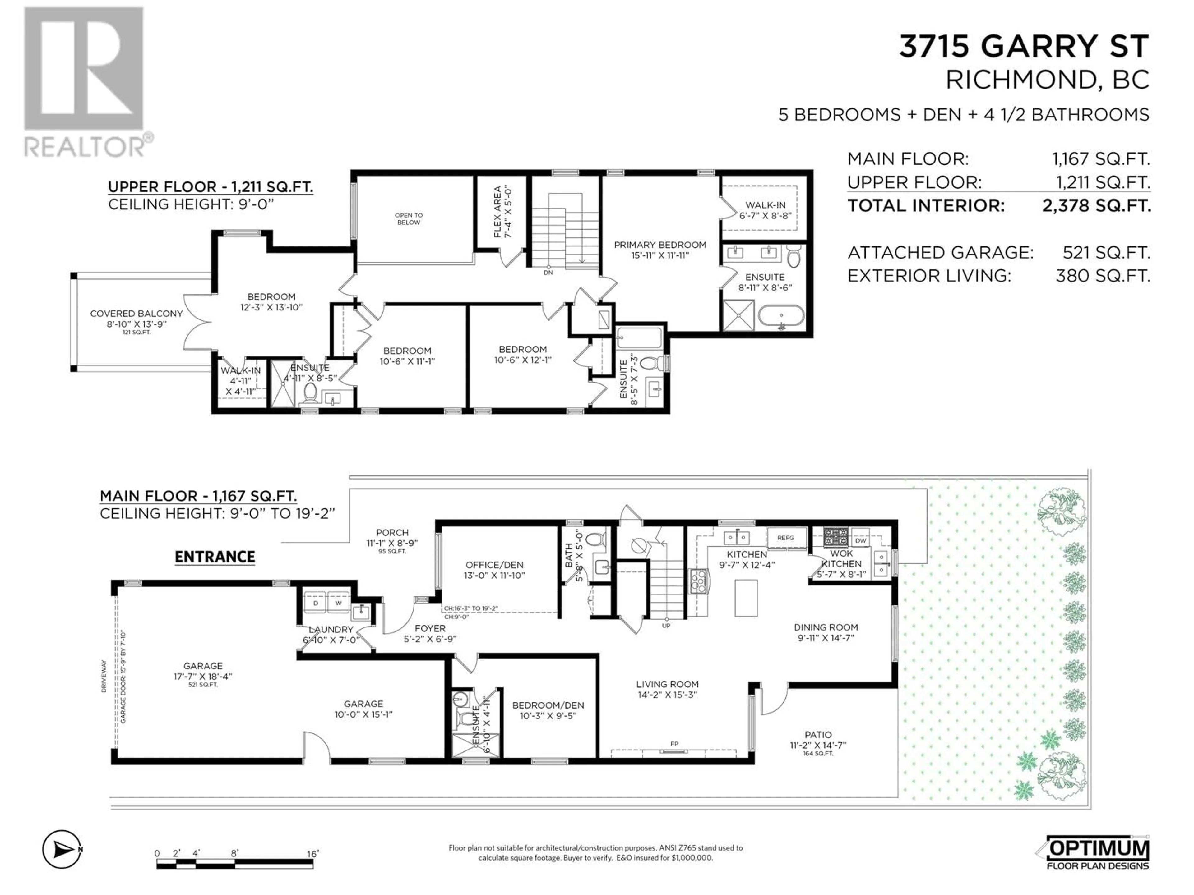 Floor plan for 3715 GARRY STREET, Richmond British Columbia V7E2T6