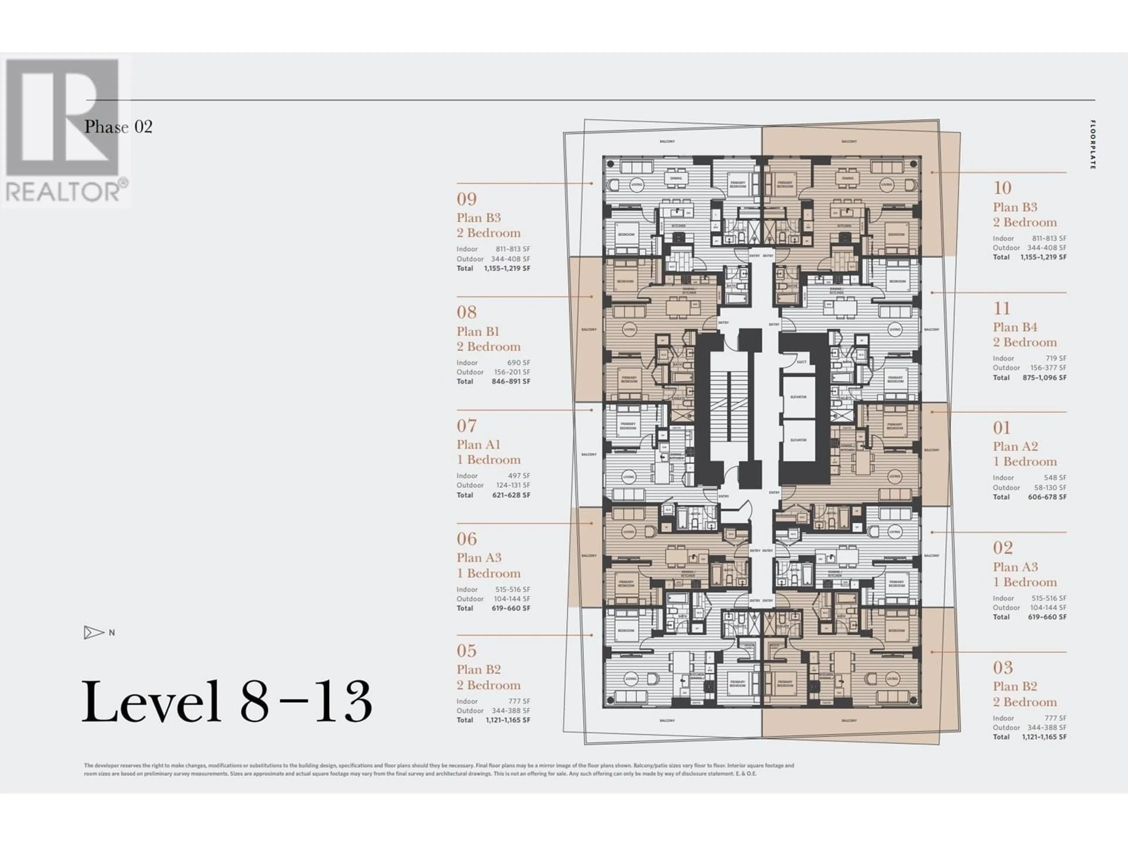 Floor plan for 911 7977 LANSDOWNE ROAD, Richmond British Columbia V0V0V0