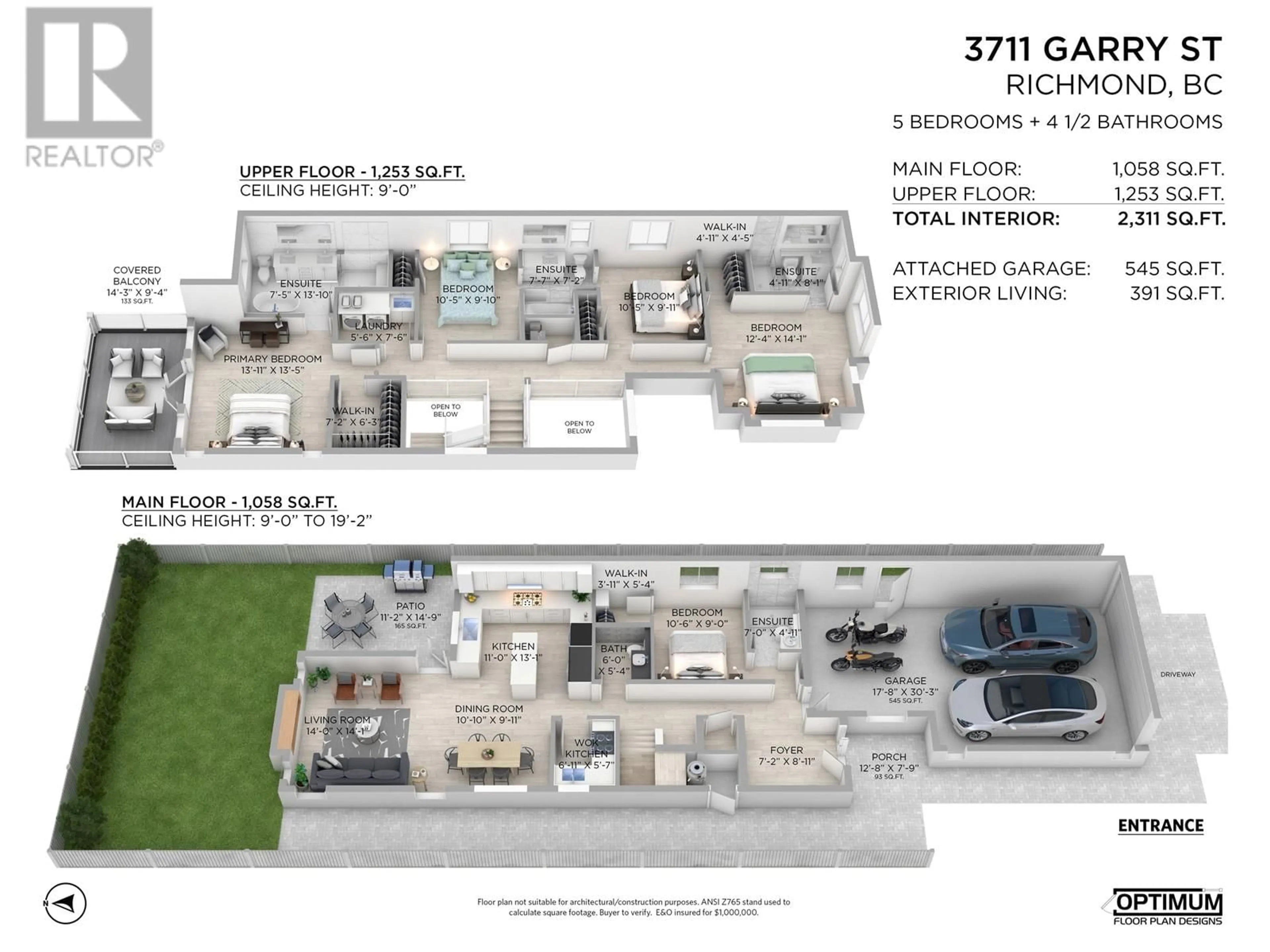 Floor plan for 3711 GARRY STREET, Richmond British Columbia V7E2T6