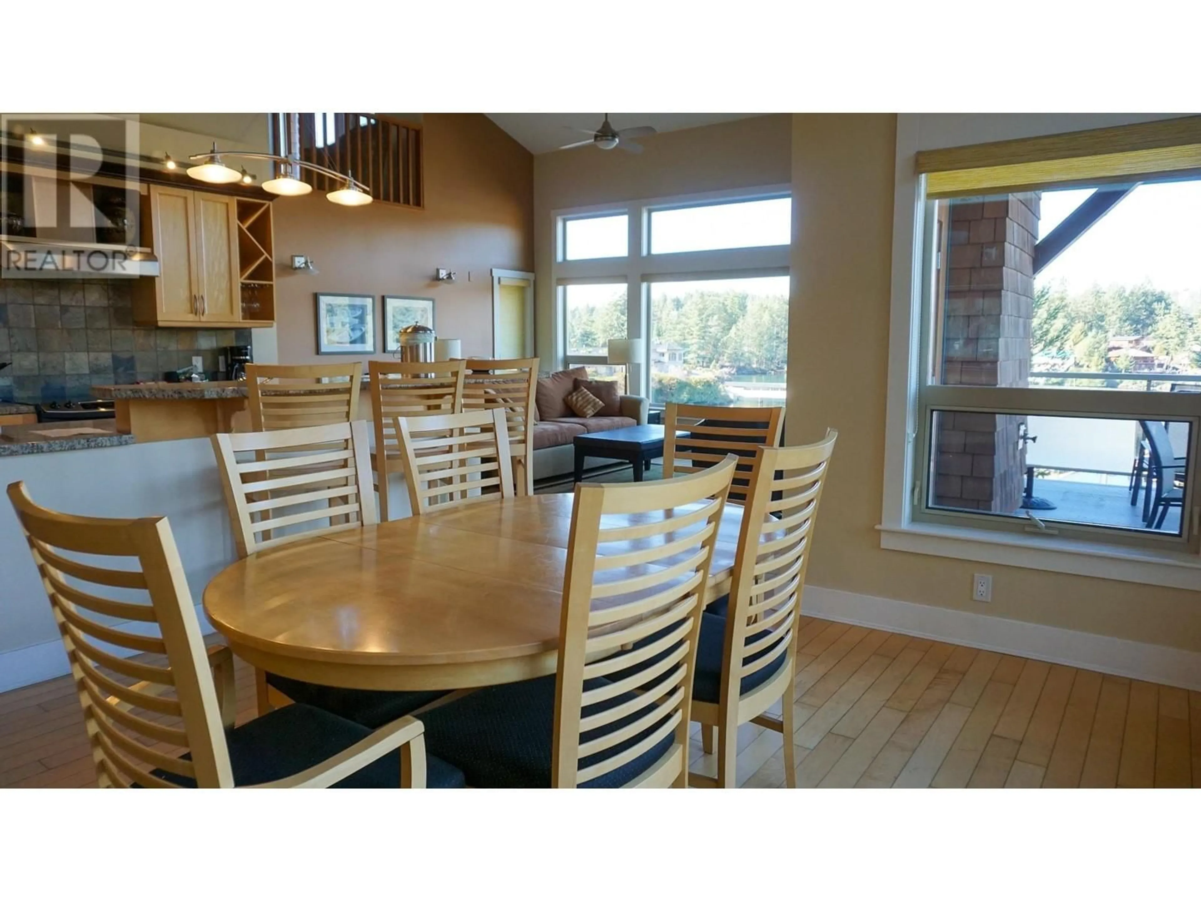 Open concept kitchen, wood/laminate floor for 6A 12849 LAGOON ROAD, Madeira Park British Columbia V0N2H1