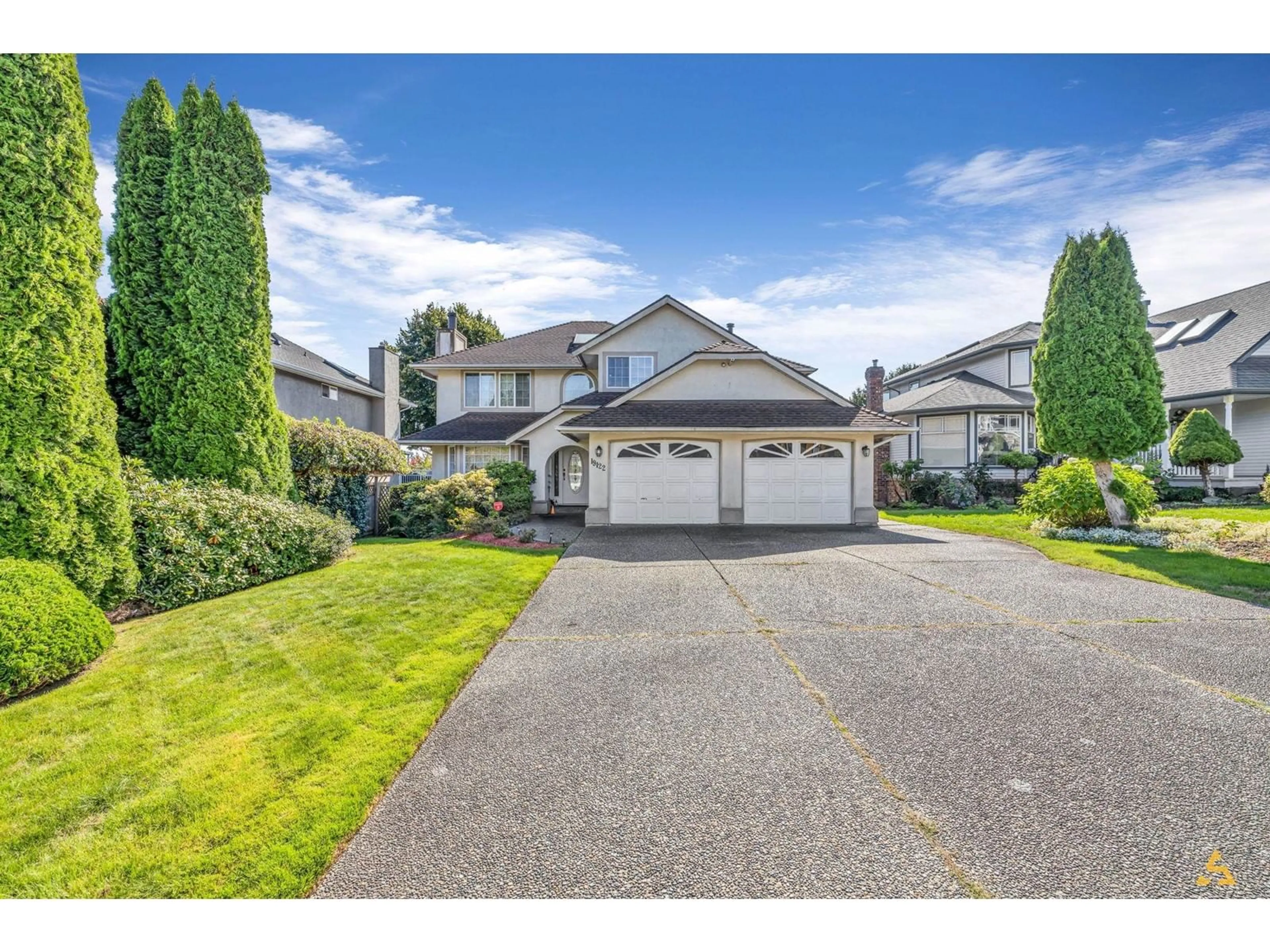 A pic from outside/outdoor area/front of a property/back of a property/a pic from drone, street for 19122 62A, Surrey British Columbia V3S8C6