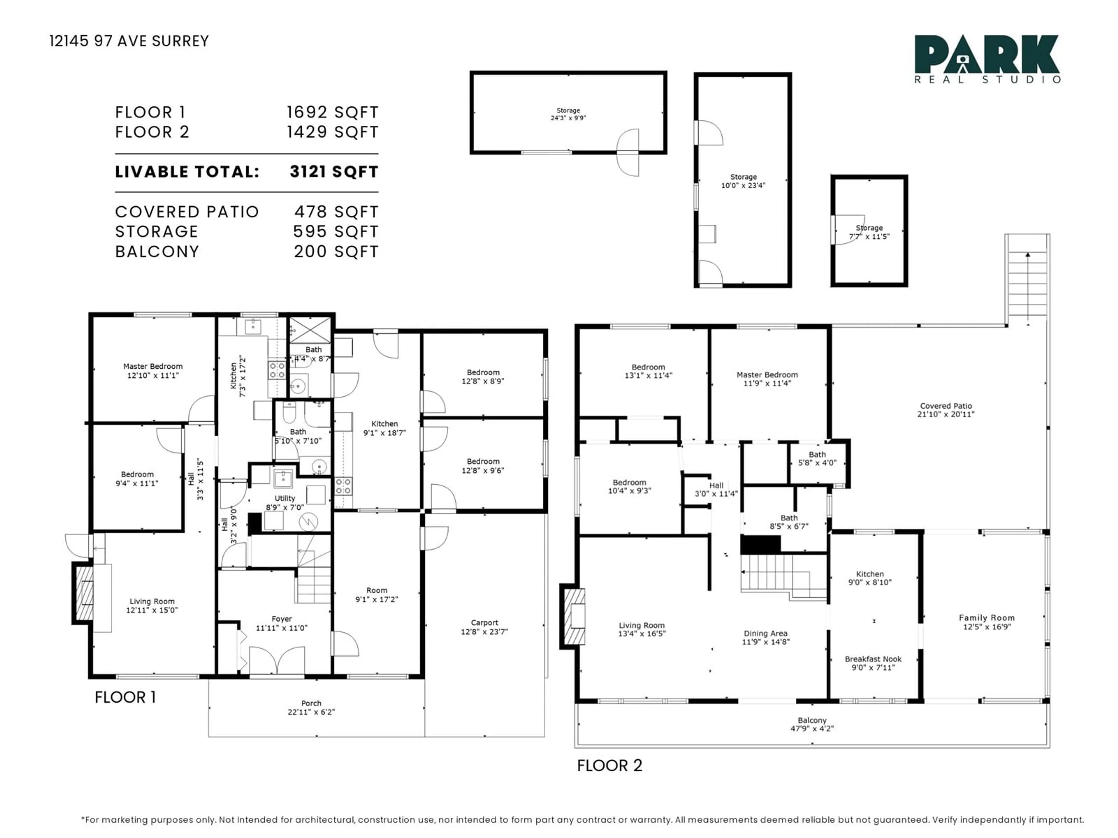 Floor plan for 12145 97 AVENUE, Surrey British Columbia V3V2C8