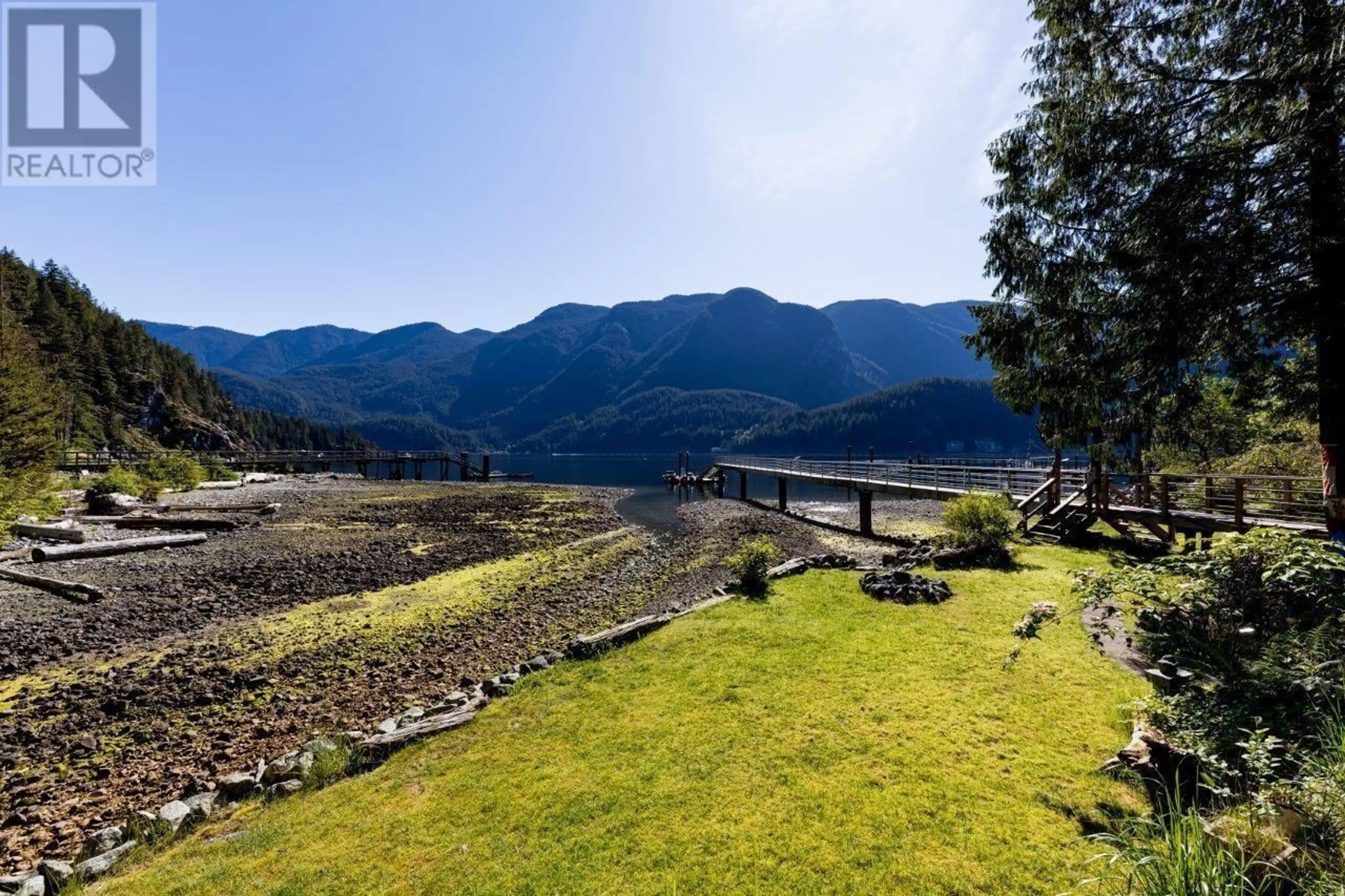 A pic from outside/outdoor area/front of a property/back of a property/a pic from drone, mountain view for Lot 1 ORLOHMA BEACH, North Vancouver British Columbia V0V0V0